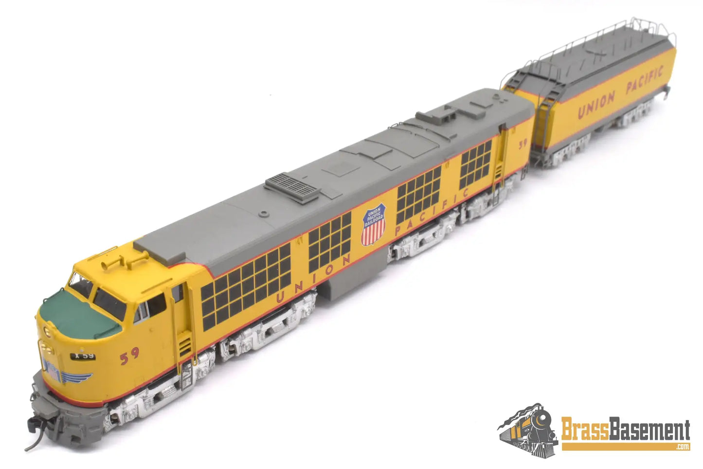 Ho Brass - Soho 1001 Union Pacific Up Standard Turbine ‘Slab Side’ #59 Custom Paint
