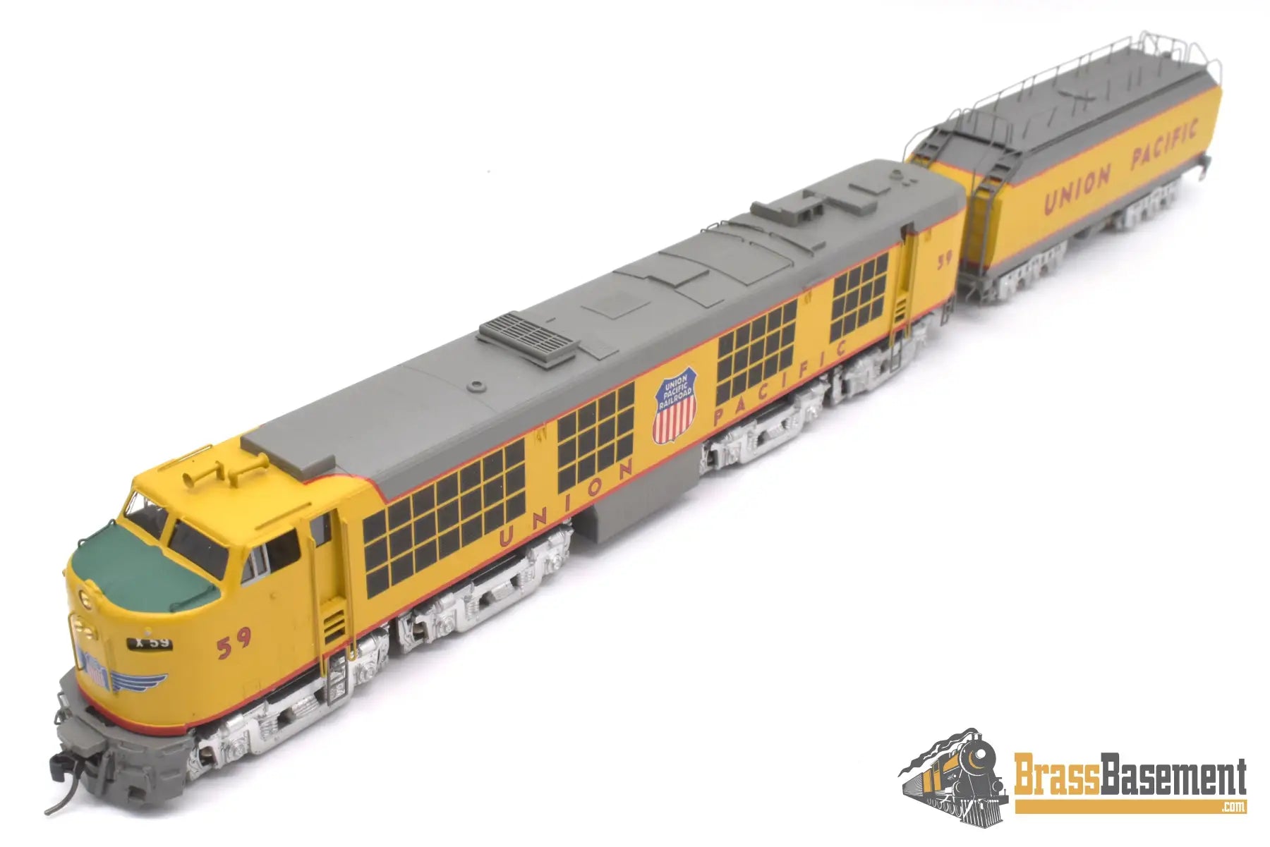 Ho Brass - Soho 1001 Union Pacific Up Standard Turbine ‘Slab Side’ #59 Custom Paint