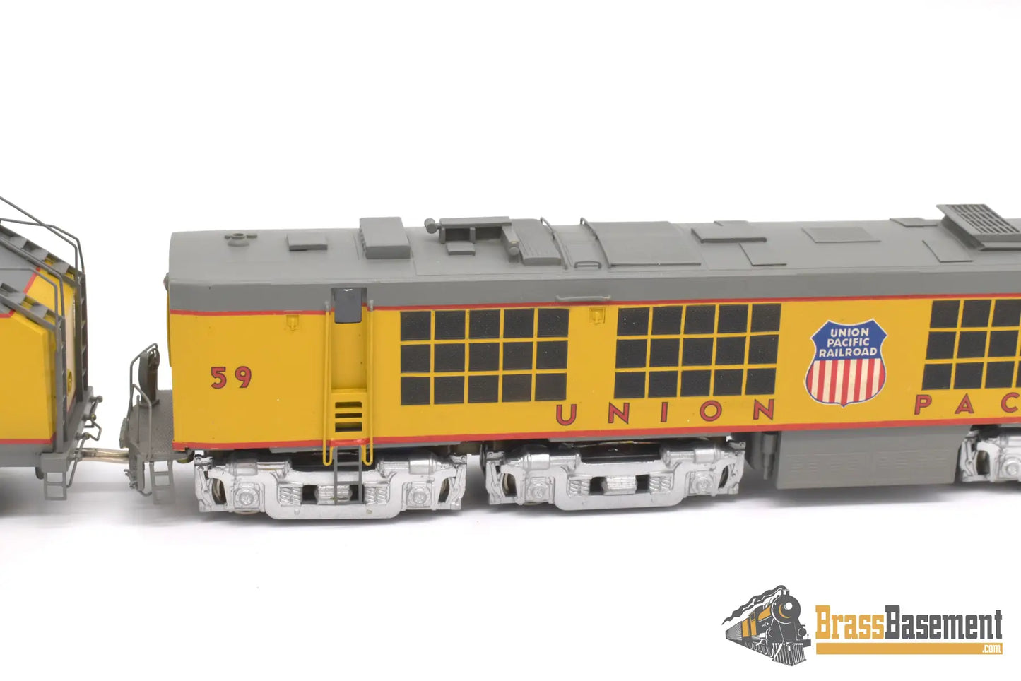 Ho Brass - Soho 1001 Union Pacific Up Standard Turbine ‘Slab Side’ #59 Custom Paint