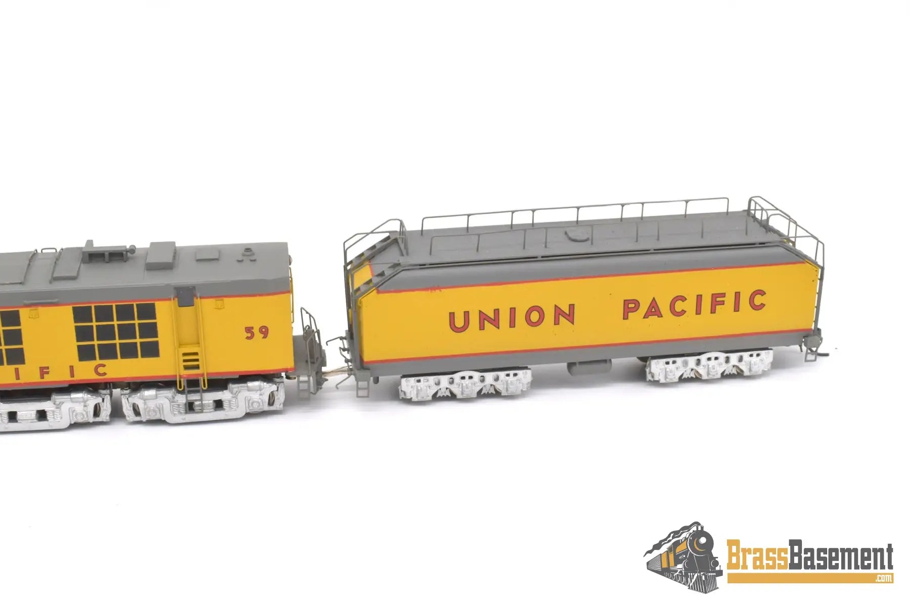 Ho Brass - Soho 1001 Union Pacific Up Standard Turbine ‘Slab Side’ #59 Custom Paint
