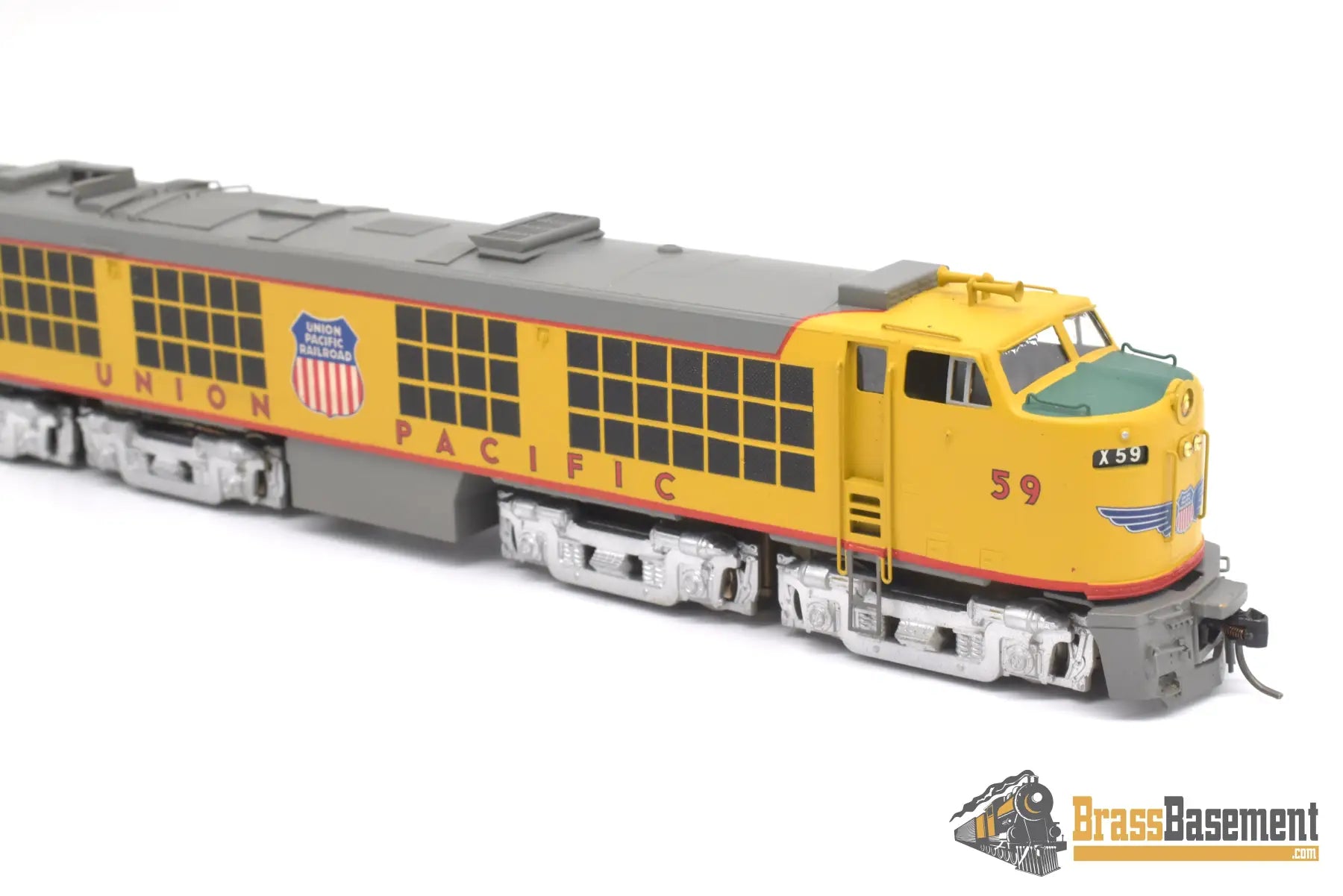 Ho Brass - Soho 1001 Union Pacific Up Standard Turbine ‘Slab Side’ #59 Custom Paint