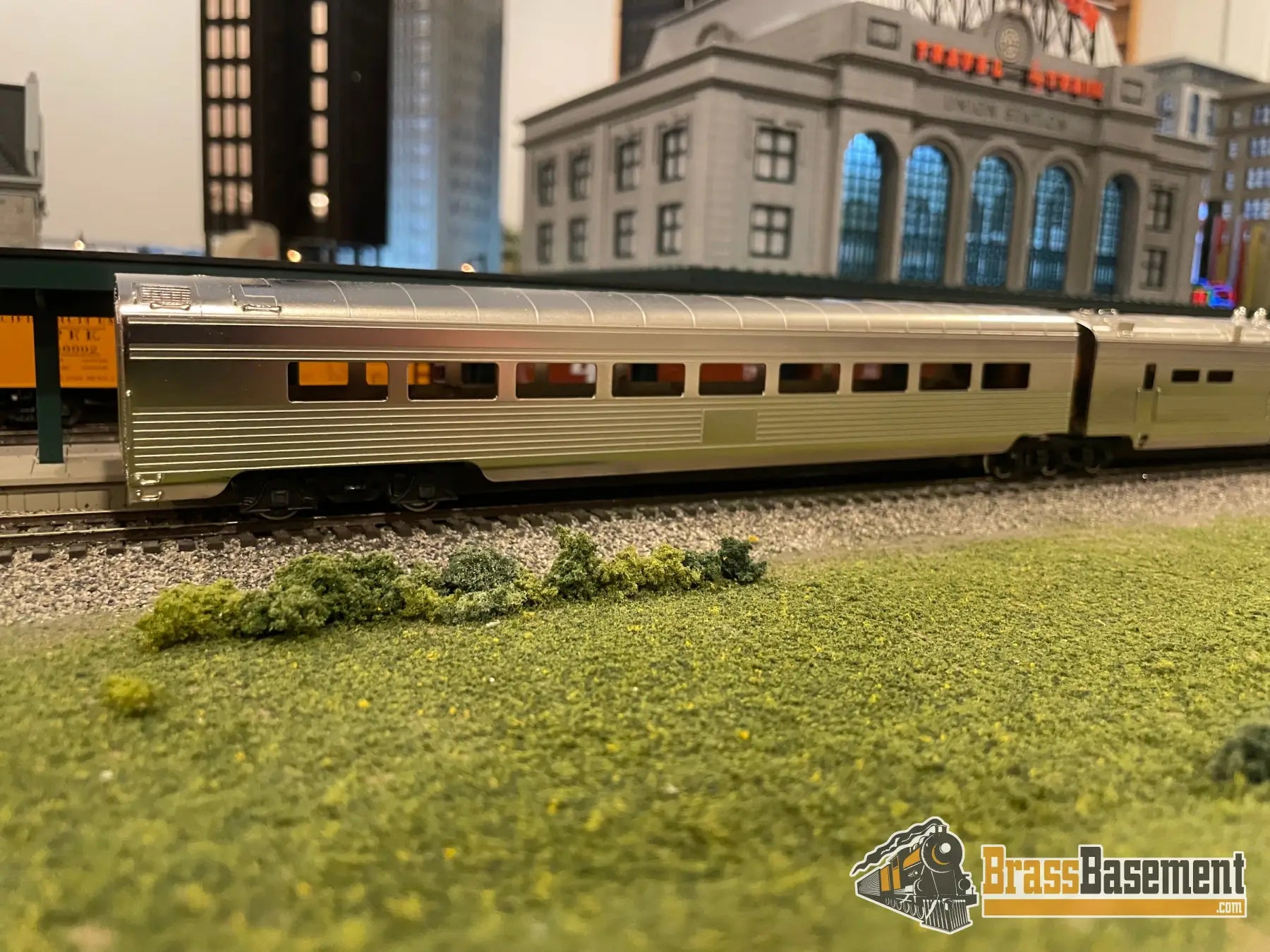 Ho Brass - Soho Southern Pacific Three Unit Diner W/ Corrugated Siding Mint