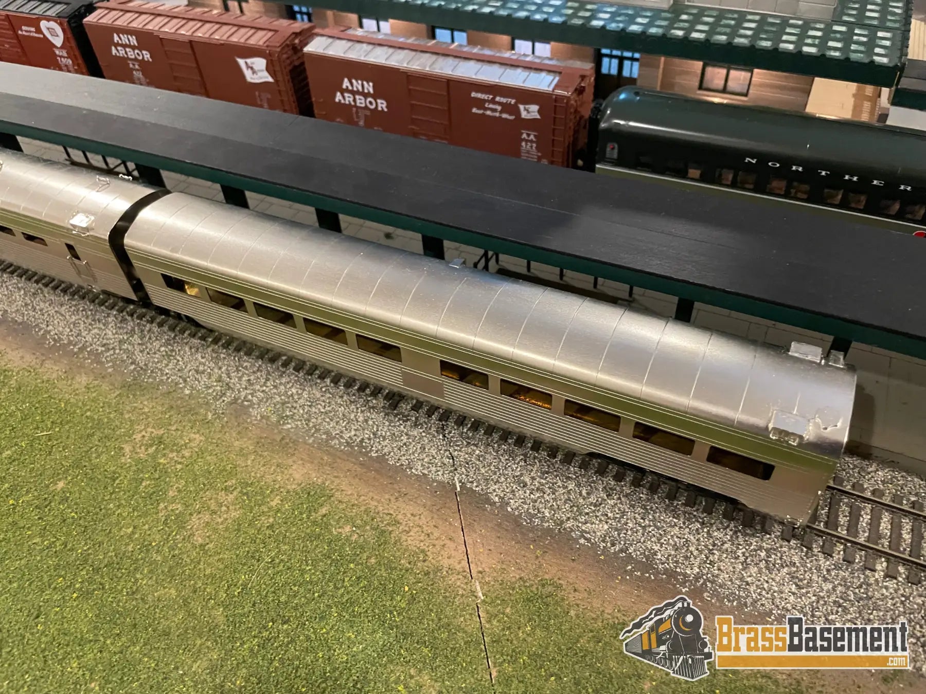 Ho Brass - Soho Southern Pacific Three Unit Diner W/ Corrugated Siding Mint