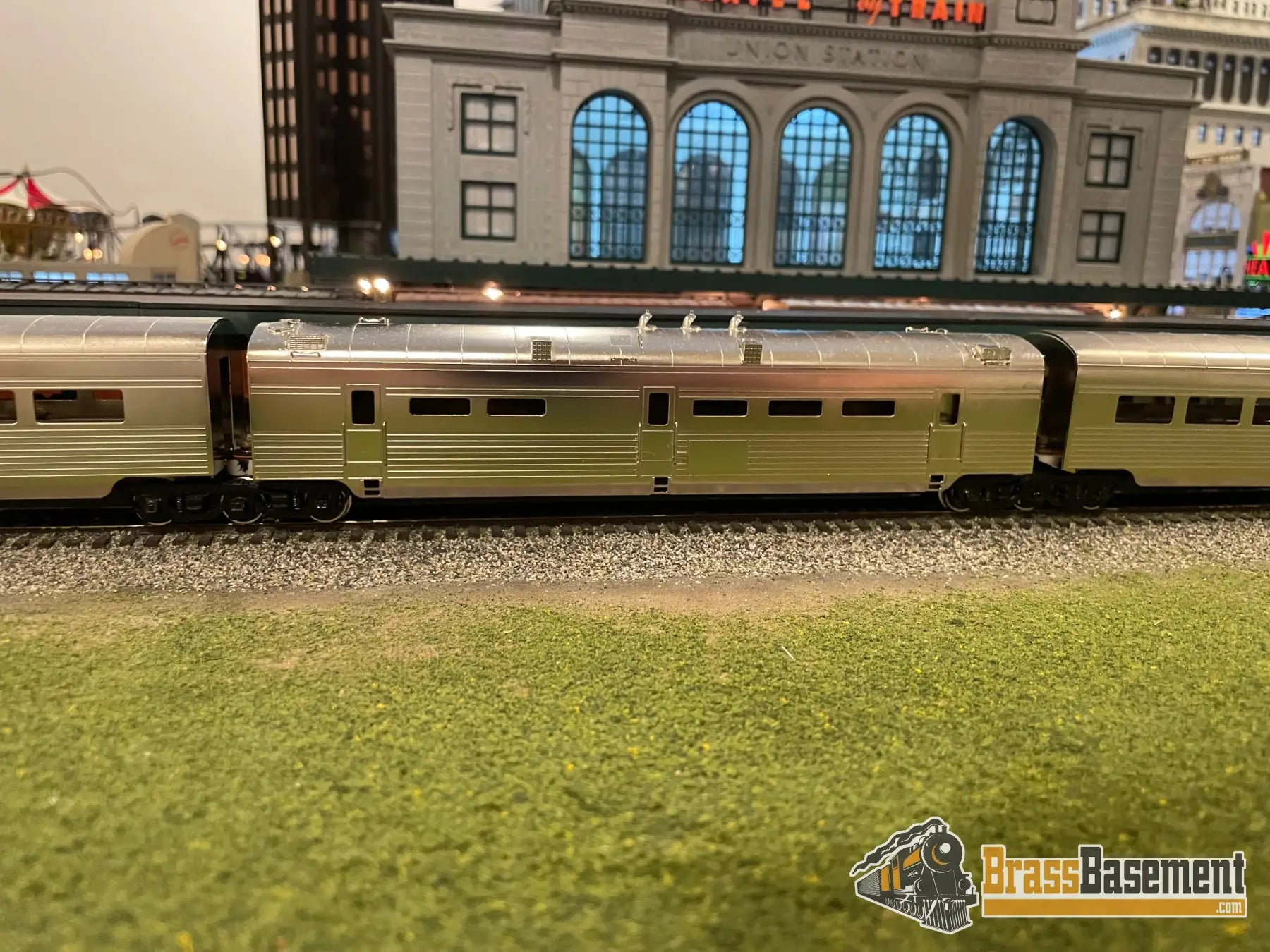 Ho Brass - Soho Southern Pacific Three Unit Diner W/ Corrugated Siding Mint