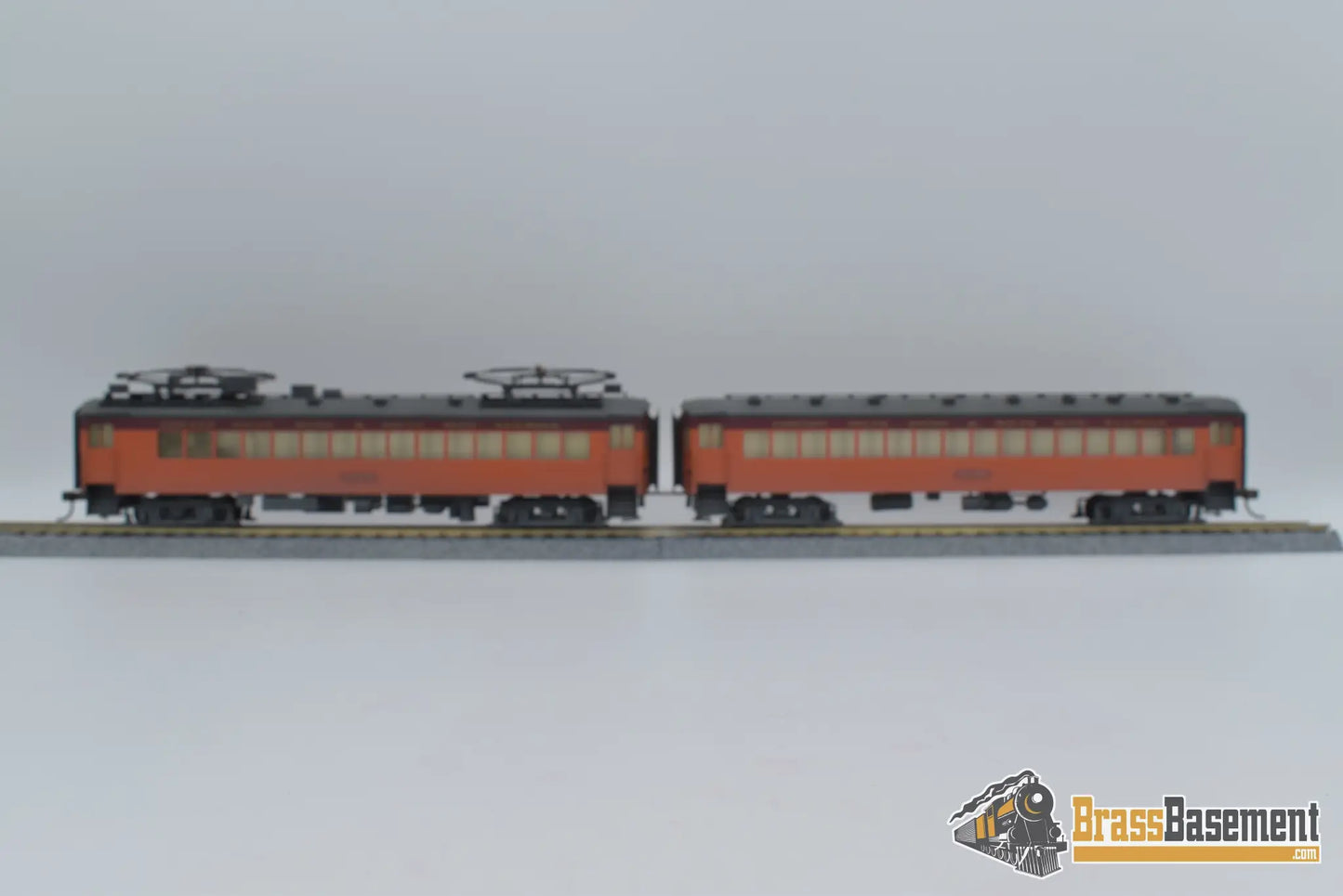 Ho Brass - South Shore Electric Coach & Trailer Set Custom Paint