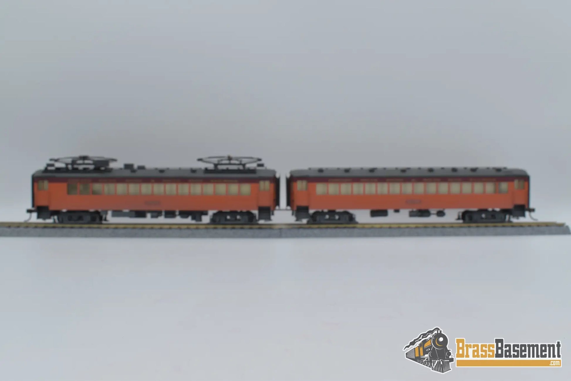 Ho Brass - South Shore Electric Coach & Trailer Set Custom Paint