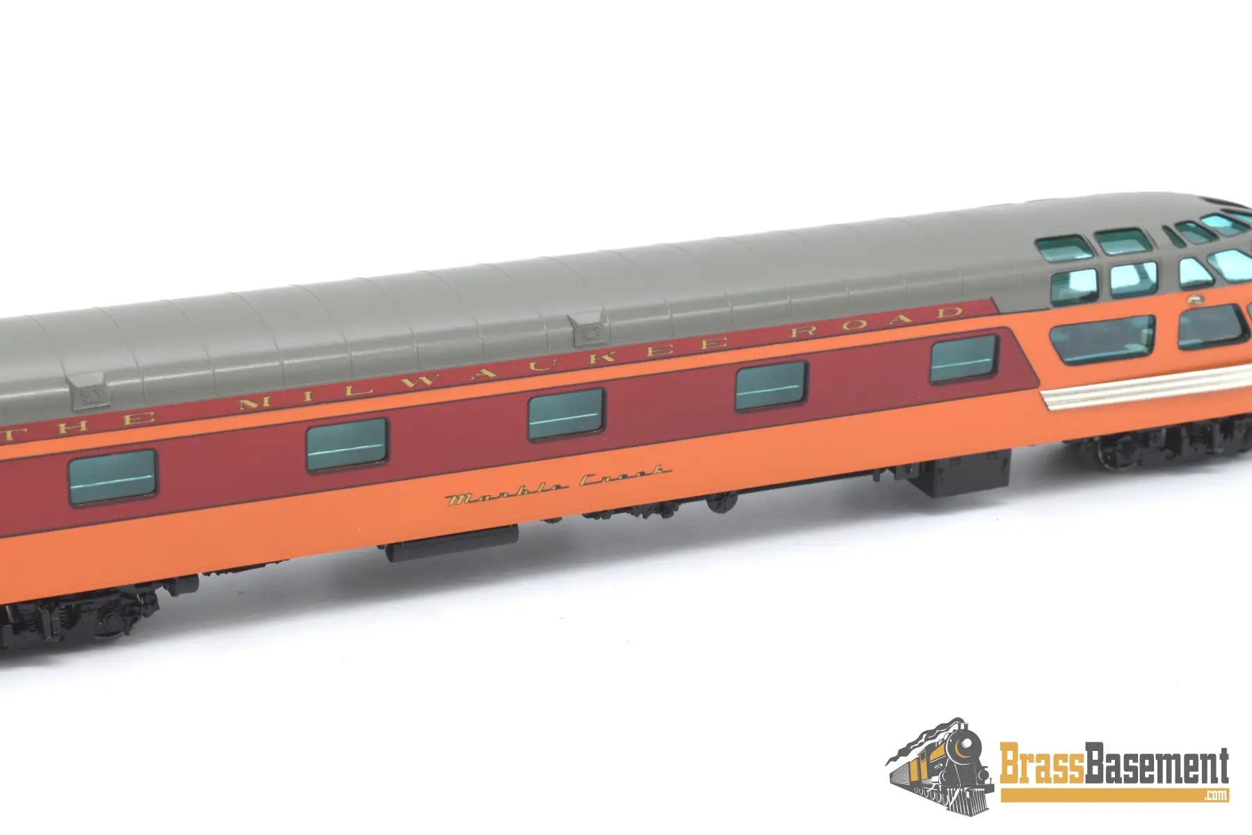 Ho Brass - Ssl Shoreham Milwaukee Road Hiawatha Creek Series Skytop Observation 1948 Paint Passenger