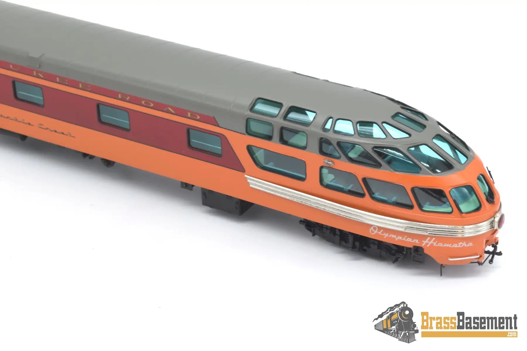 Ho Brass - Ssl Shoreham Milwaukee Road Hiawatha Creek Series Skytop Observation 1948 Paint Passenger