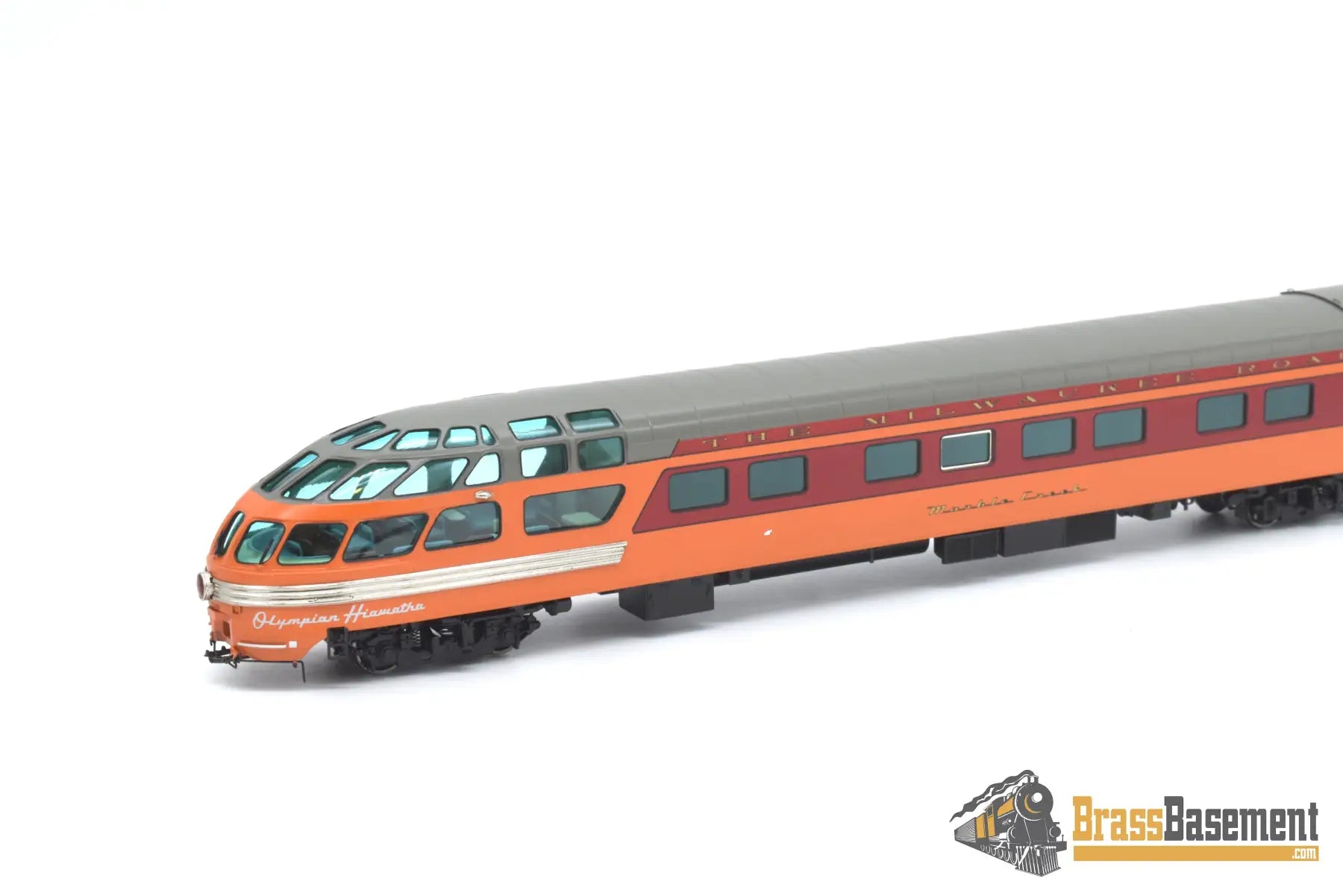Ho Brass - Ssl Shoreham Milwaukee Road Hiawatha Creek Series Skytop Observation 1948 Paint Passenger