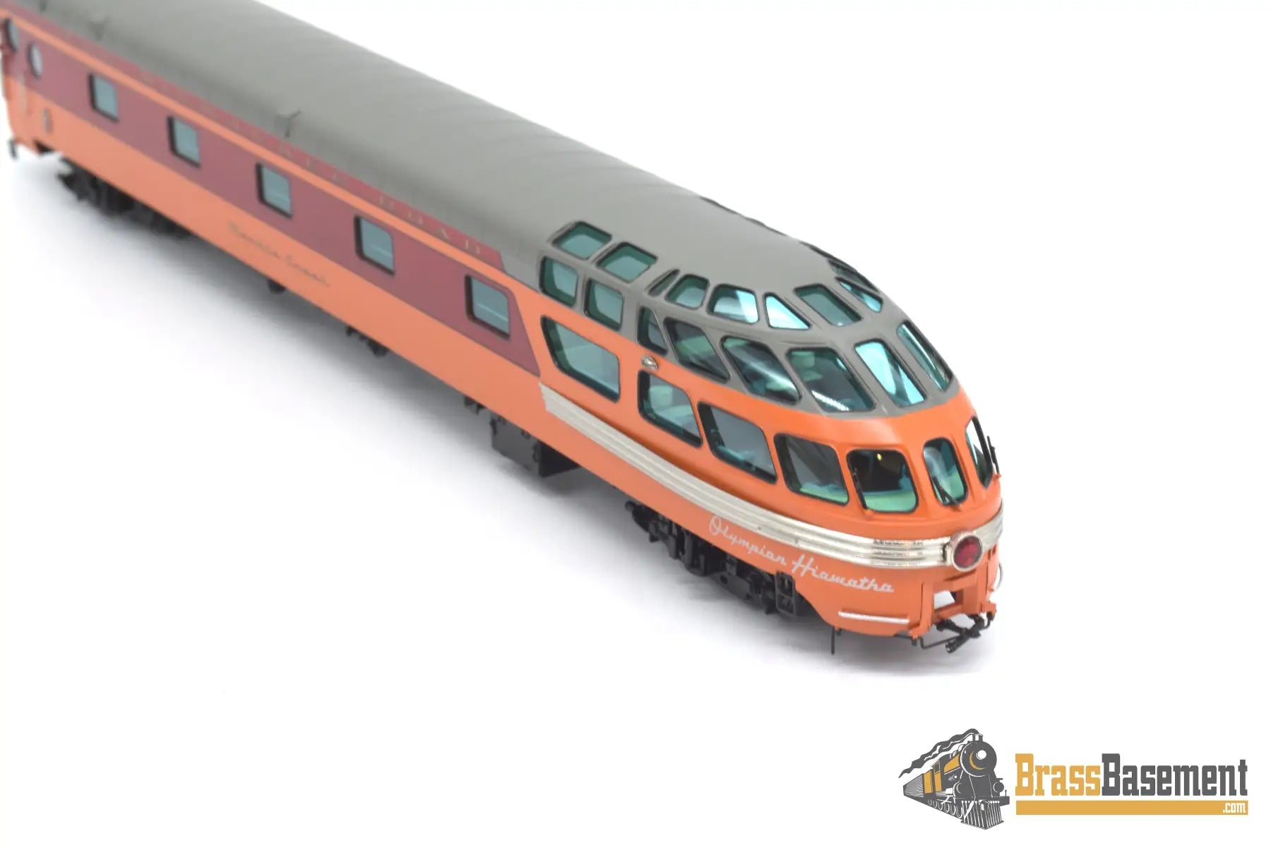 Ho Brass - Ssl Shoreham Milwaukee Road Hiawatha Creek Series Skytop Observation 1948 Paint Passenger
