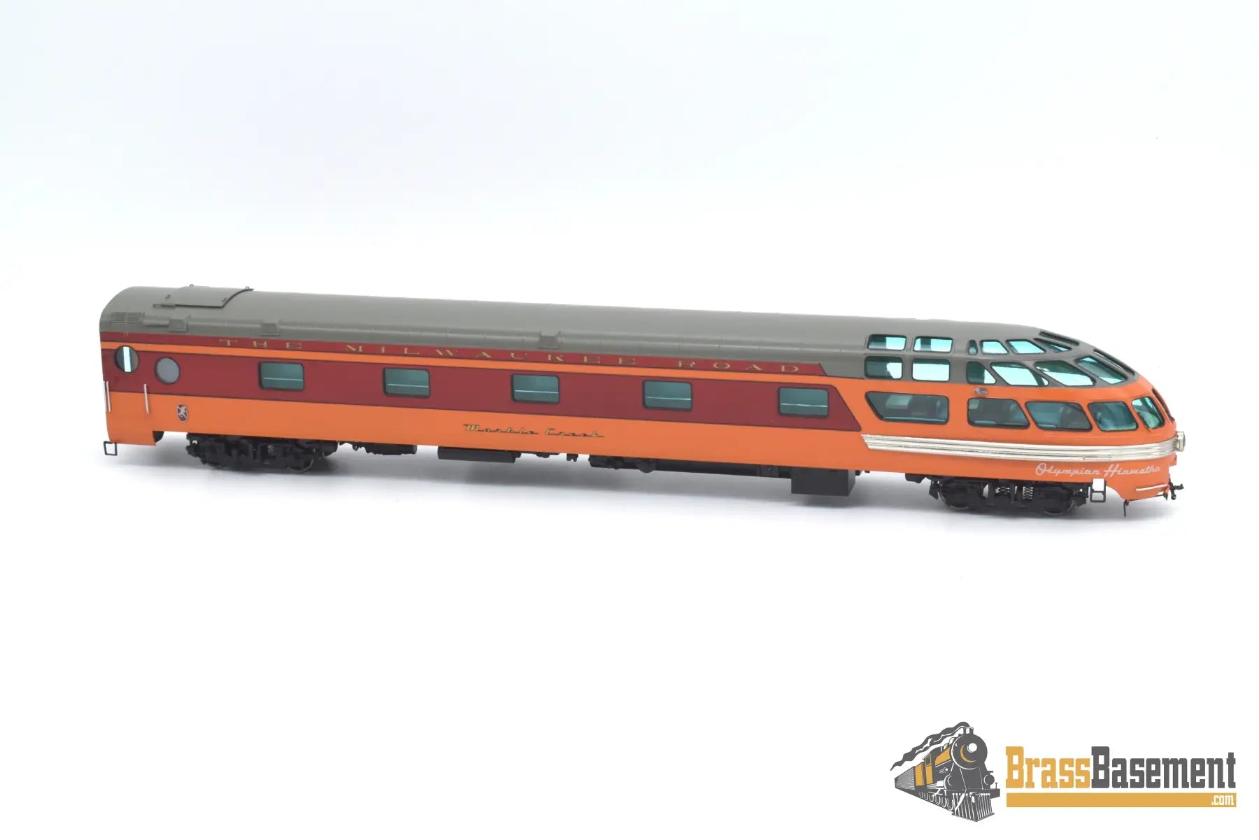 Ho Brass - Ssl Shoreham Milwaukee Road Hiawatha Creek Series Skytop Observation 1948 Paint Passenger