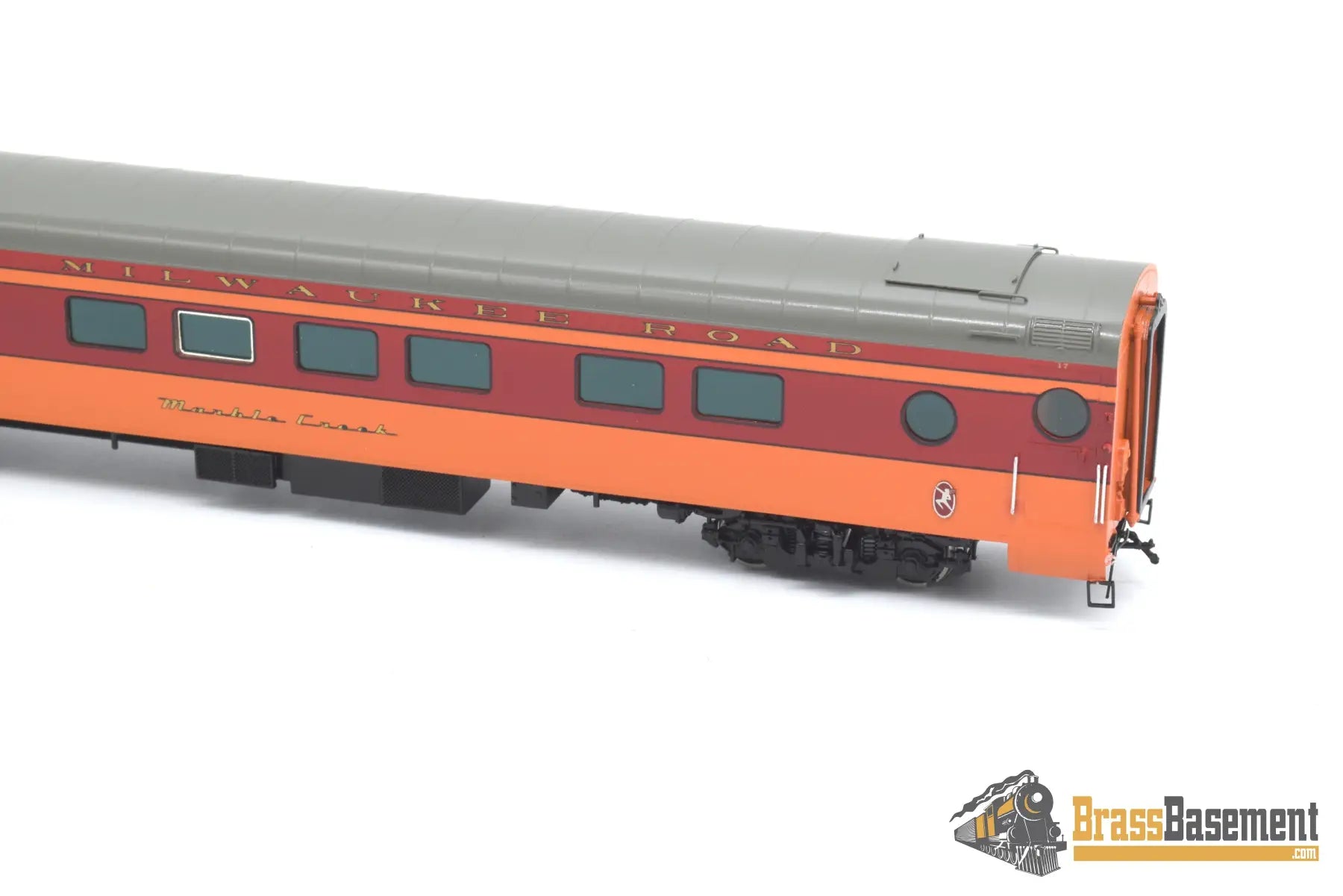 Ho Brass - Ssl Shoreham Milwaukee Road Hiawatha Creek Series Skytop Observation 1948 Paint Passenger