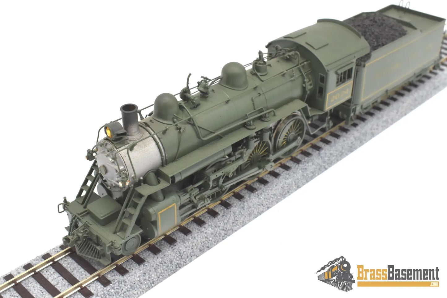 Ho Brass - Sunset B&O Baltimore & Ohio B-18 4-6-0 #2024 Custom Painted Green Steam