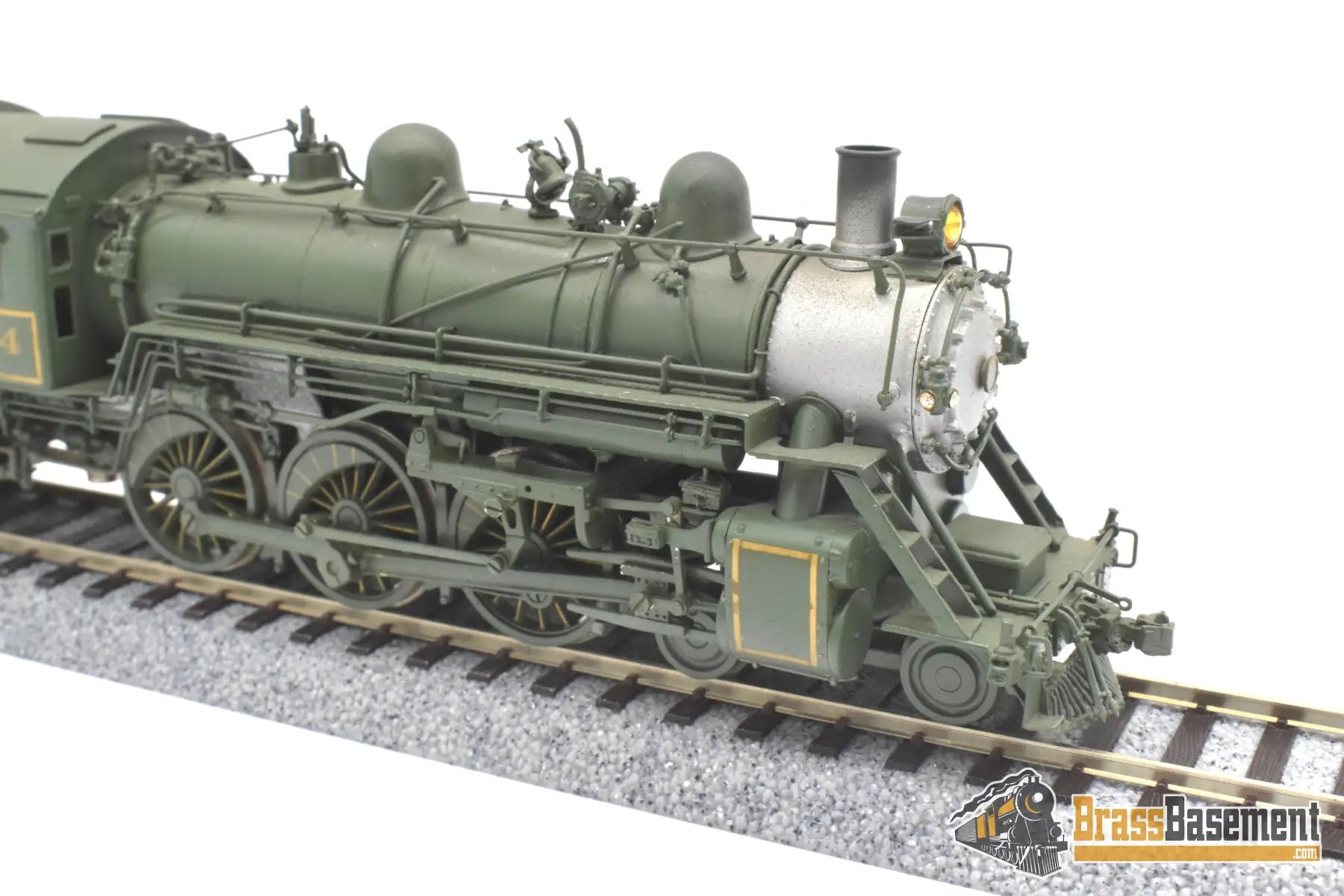 Ho Brass - Sunset B&O Baltimore & Ohio B-18 4-6-0 #2024 Custom Painted Green Steam