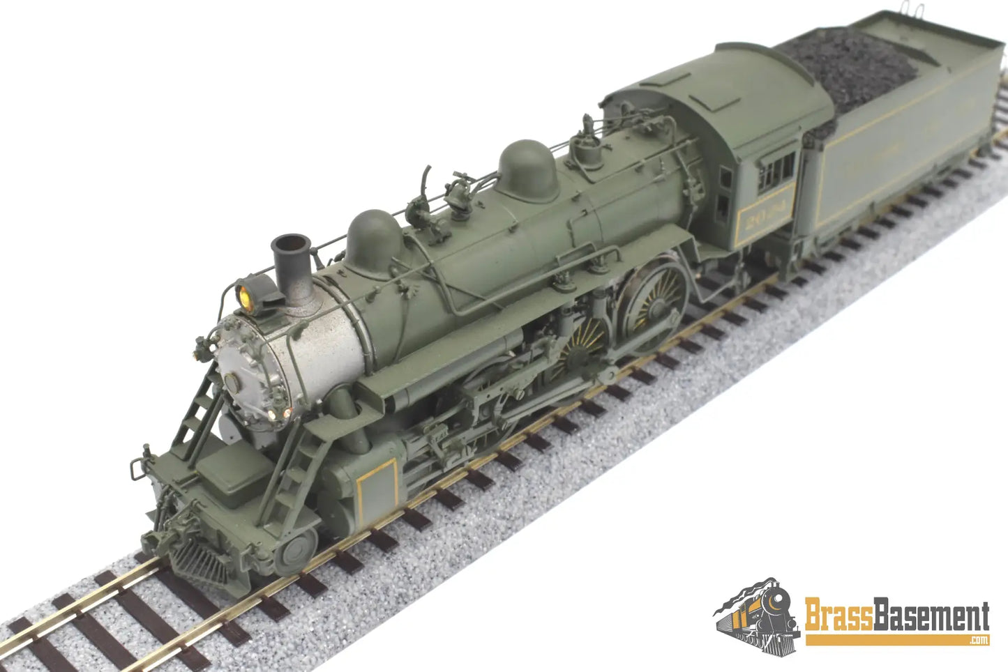 Ho Brass - Sunset B&O Baltimore & Ohio B-18 4-6-0 #2024 Custom Painted Green Steam