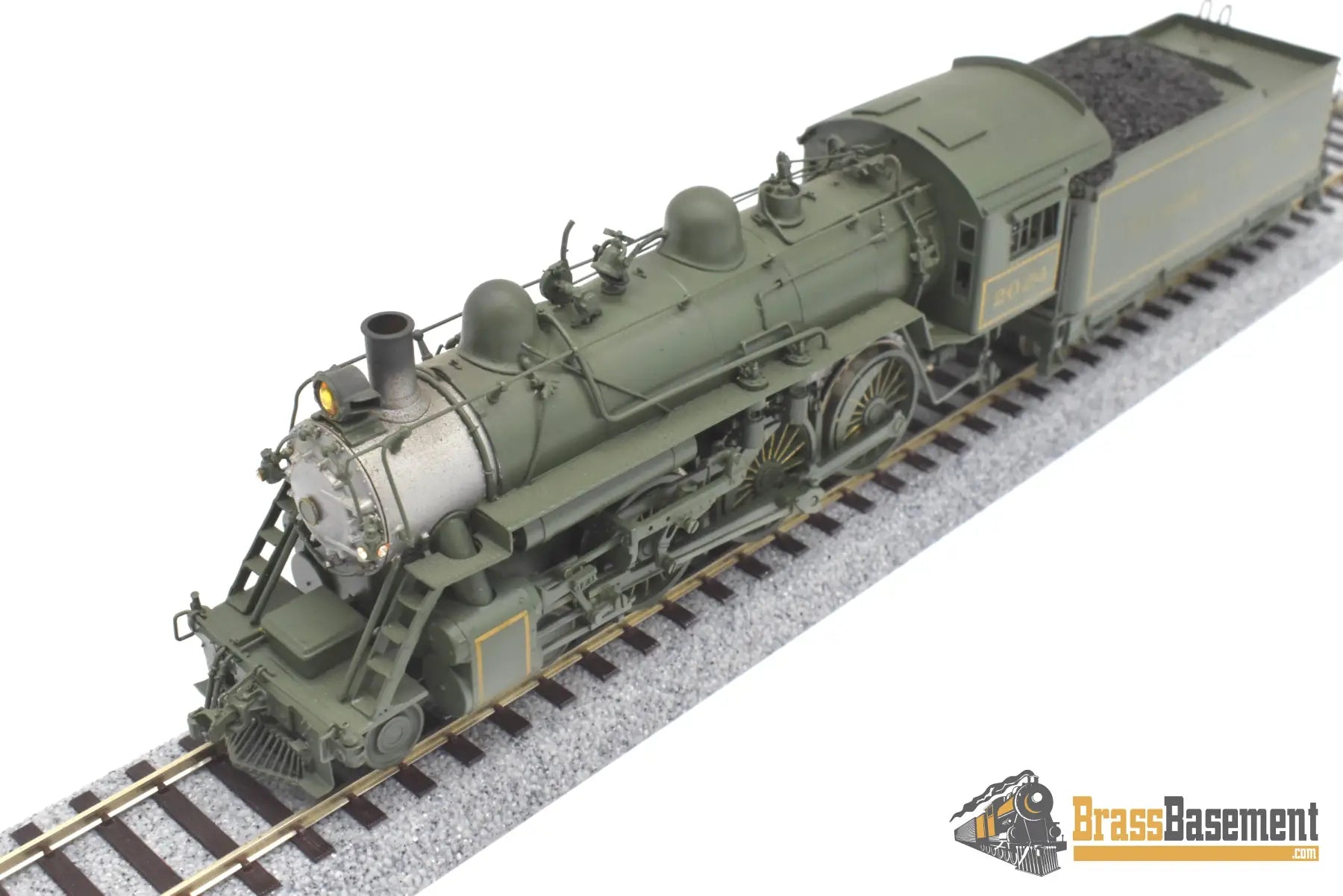 Ho Brass - Sunset B&O Baltimore & Ohio B-18 4-6-0 #2024 Custom Painted Green Steam