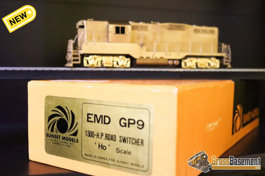 HO Brass Sunset GP9 1500 HP Diesel 1984 Run Unpainted Diesel