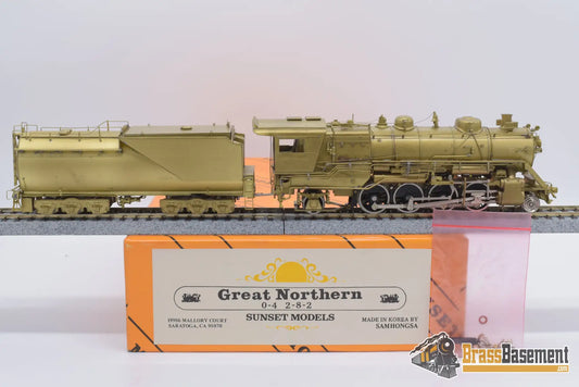 Ho Brass - Sunset Great Northern O - 4 2 - 8 - 2 Unpainted Nice Runner Steam