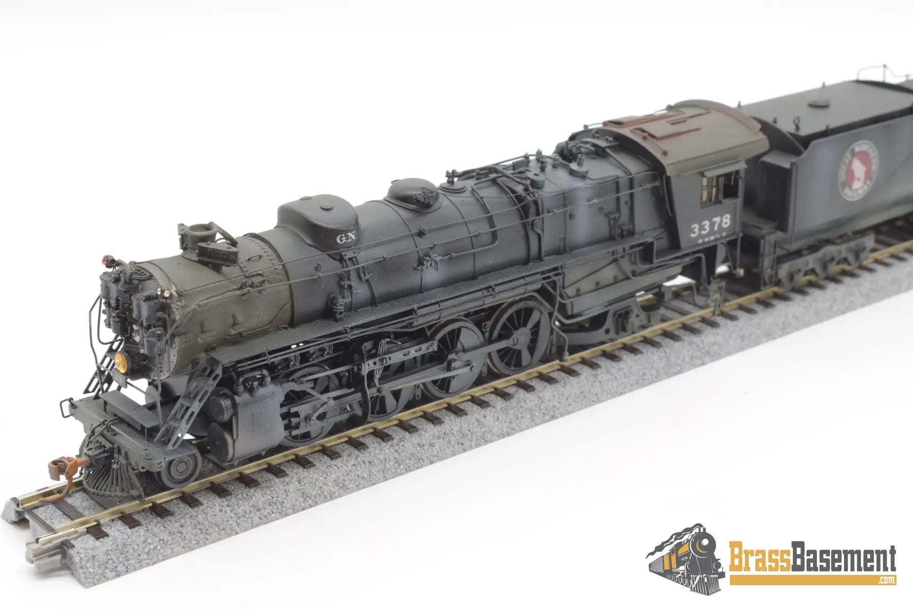 Ho Brass - Sunset Great Northern O - 8 2 - 8 - 2 W/ Open Cab Painted #3378 Samhongsa Steam