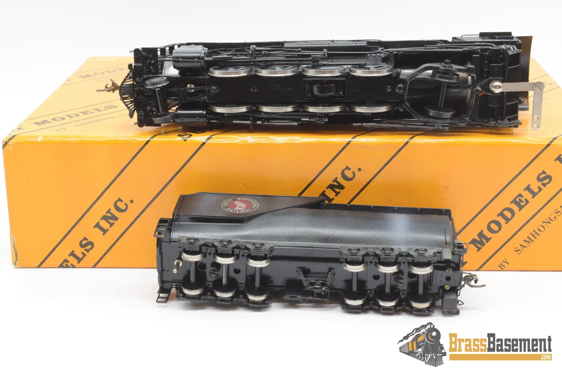 Ho Brass - Sunset Great Northern O - 8 2 - 8 - 2 W/ Open Cab Painted #3378 Samhongsa Steam