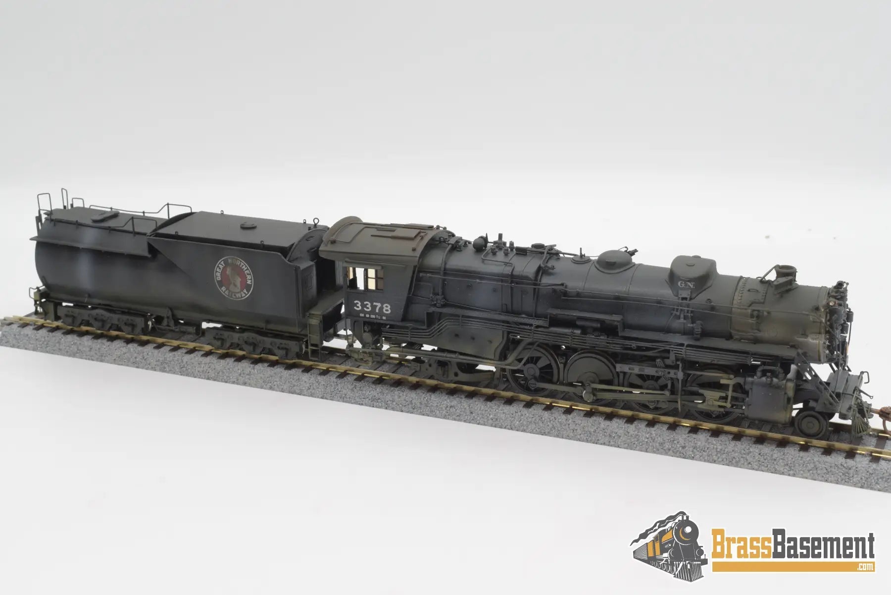 Ho Brass - Sunset Great Northern O - 8 2 - 8 - 2 W/ Open Cab Painted #3378 Samhongsa Steam