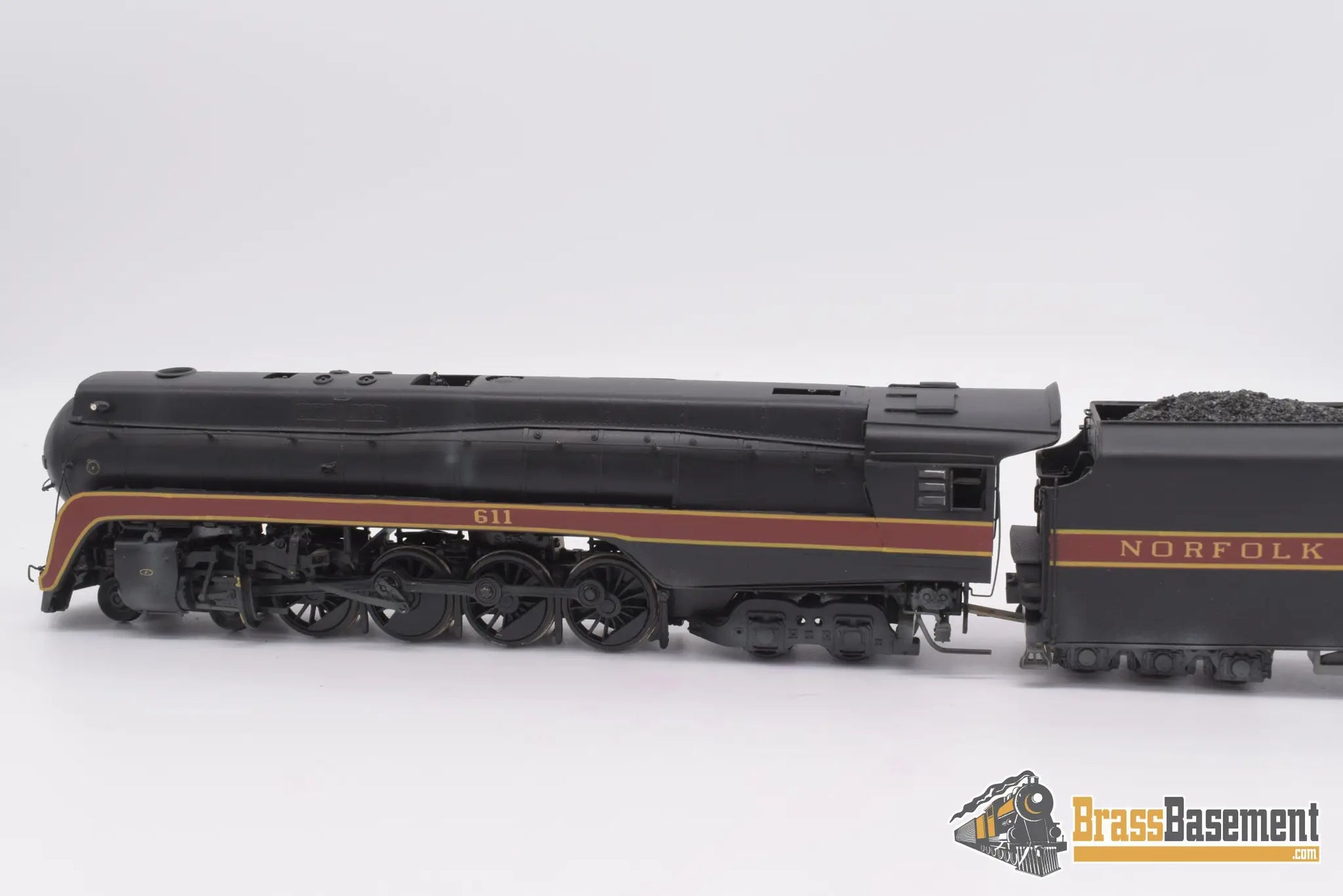 Ho Brass - Sunset N&W Norfolk & Western J #611 C/P Steam
