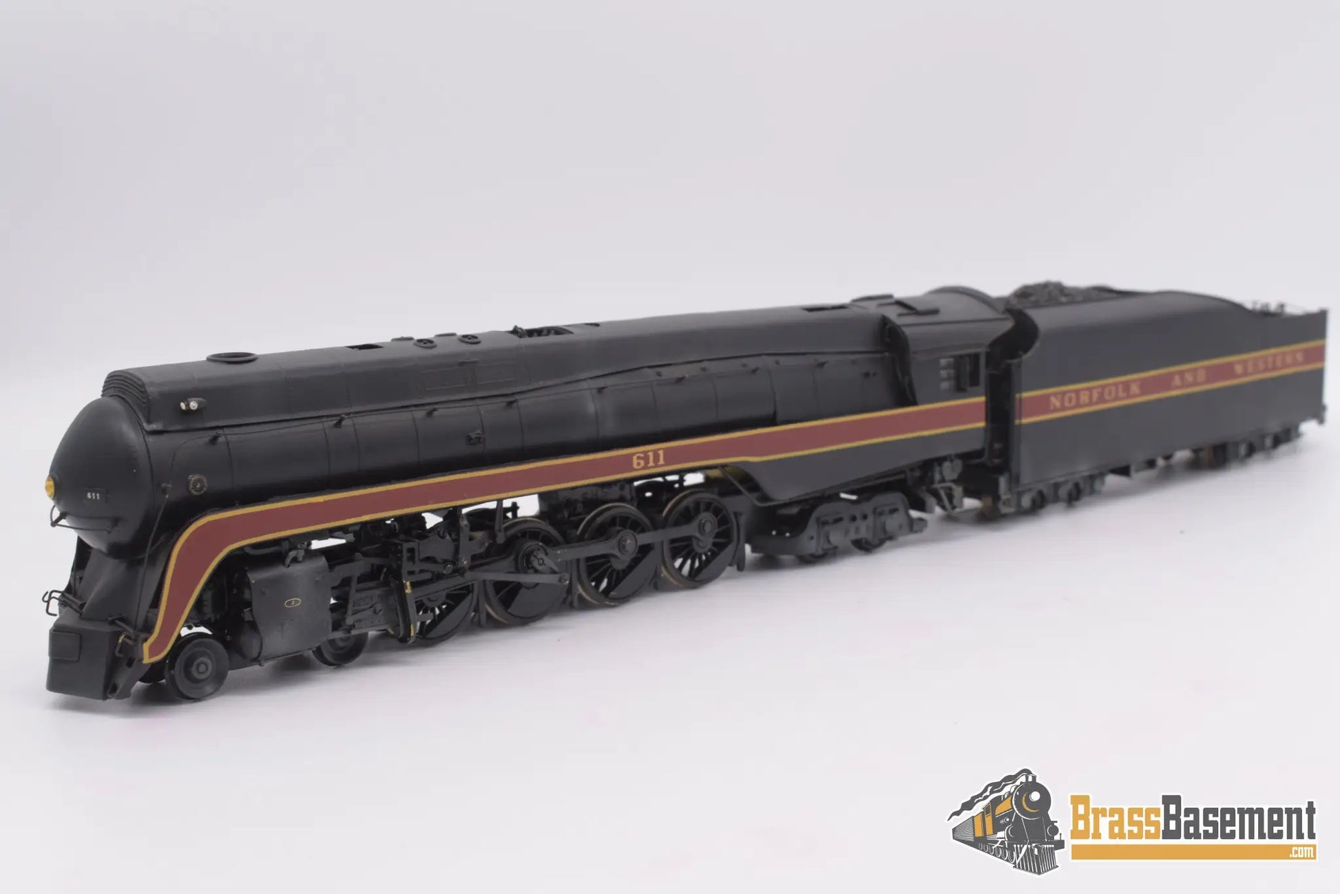 Ho Brass - Sunset N&W Norfolk & Western J #611 C/P Steam