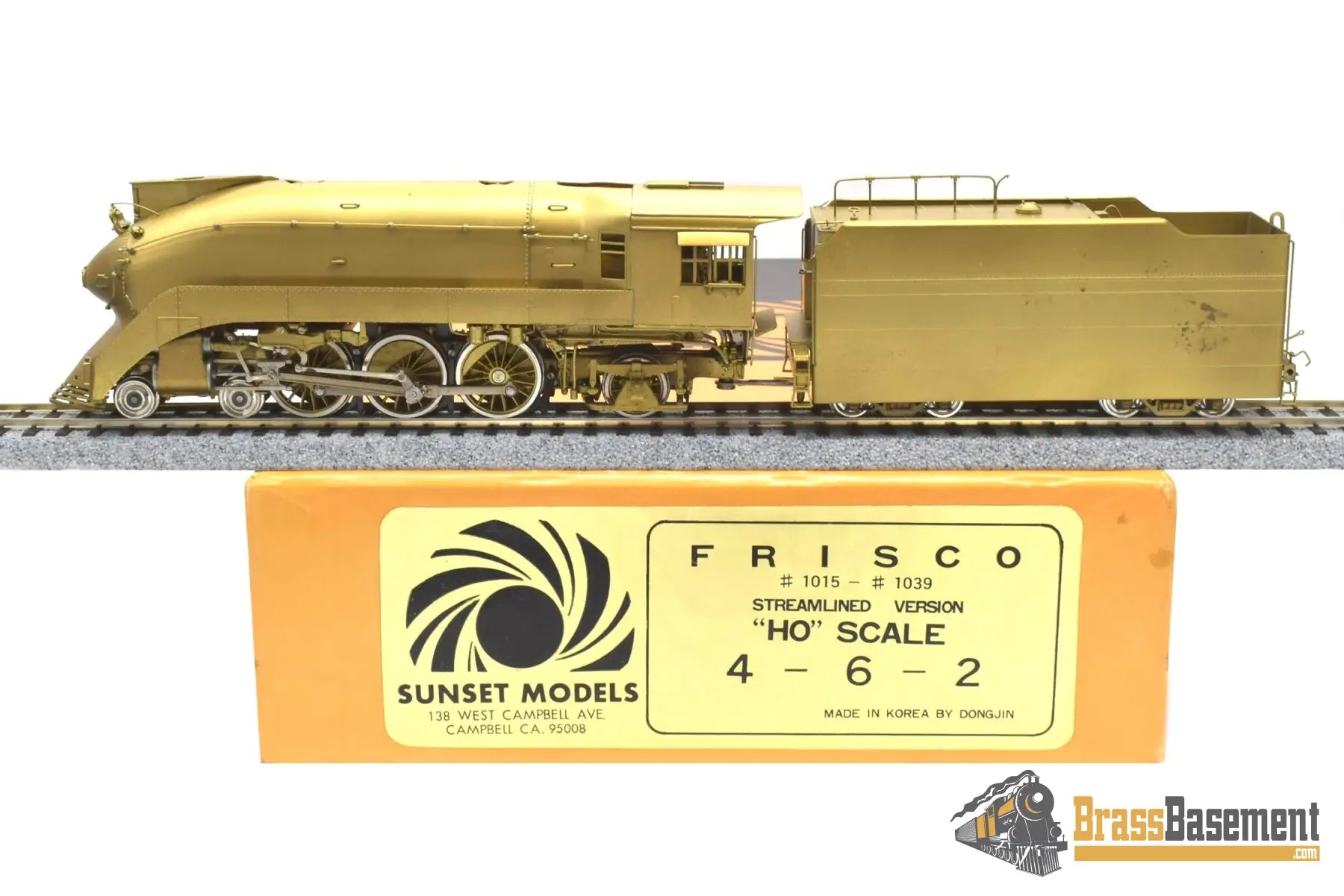 Ho Brass - Sunset Slsf Frisco Streamlined 4 - 6 - 2 Pacific Firefly Dongjin Gorgeous Steam