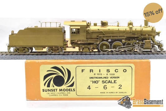 Ho Brass - Sunset Slsf Frisco Unstreamlined 4-6-2 Pacific Firefly Power Steam