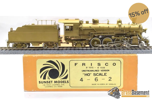 Ho Brass - Sunset Slsf Frisco Unstreamlined 4-6-2 Pacific Firefly Power Steam