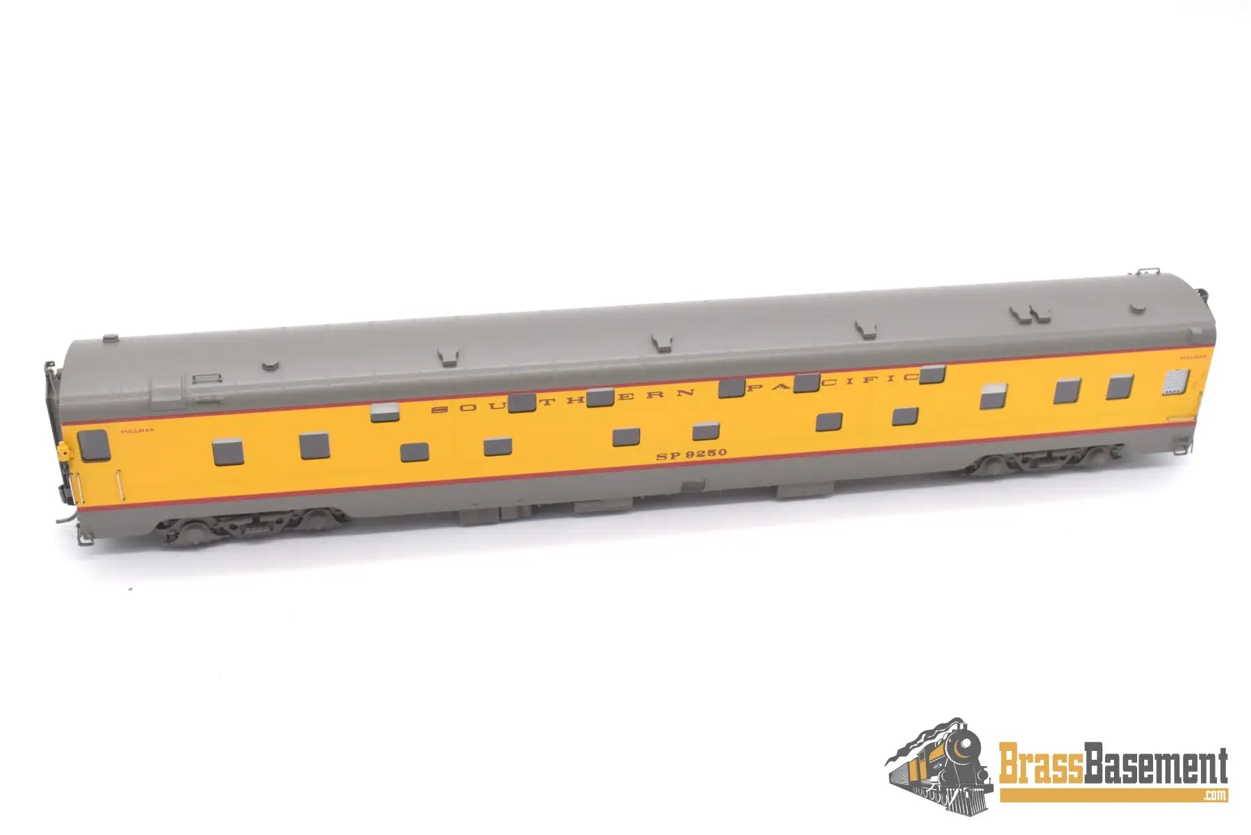 Ho Brass - Tcy 0317.1 Southern Pacific Sp 9250 Lw 12 - 5 Duplex Sleeper Overland Yellow Brand New