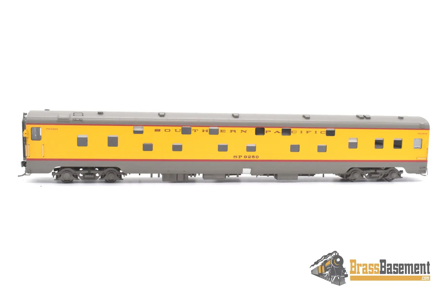 Ho Brass - Tcy 0317.1 Southern Pacific Sp 9250 Lw 12 - 5 Duplex Sleeper Overland Yellow Brand New