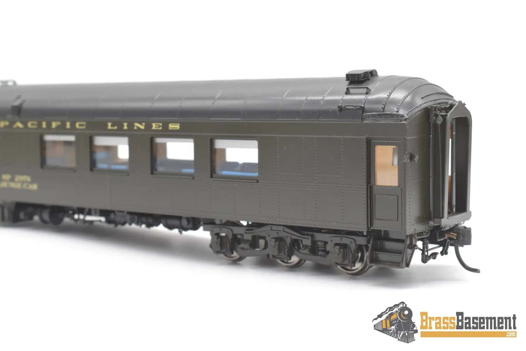 Ho Brass - Tcy 0915.1 Southern Pacific Lines Spl #2976 Lounge 77 - L Full Interior Passenger