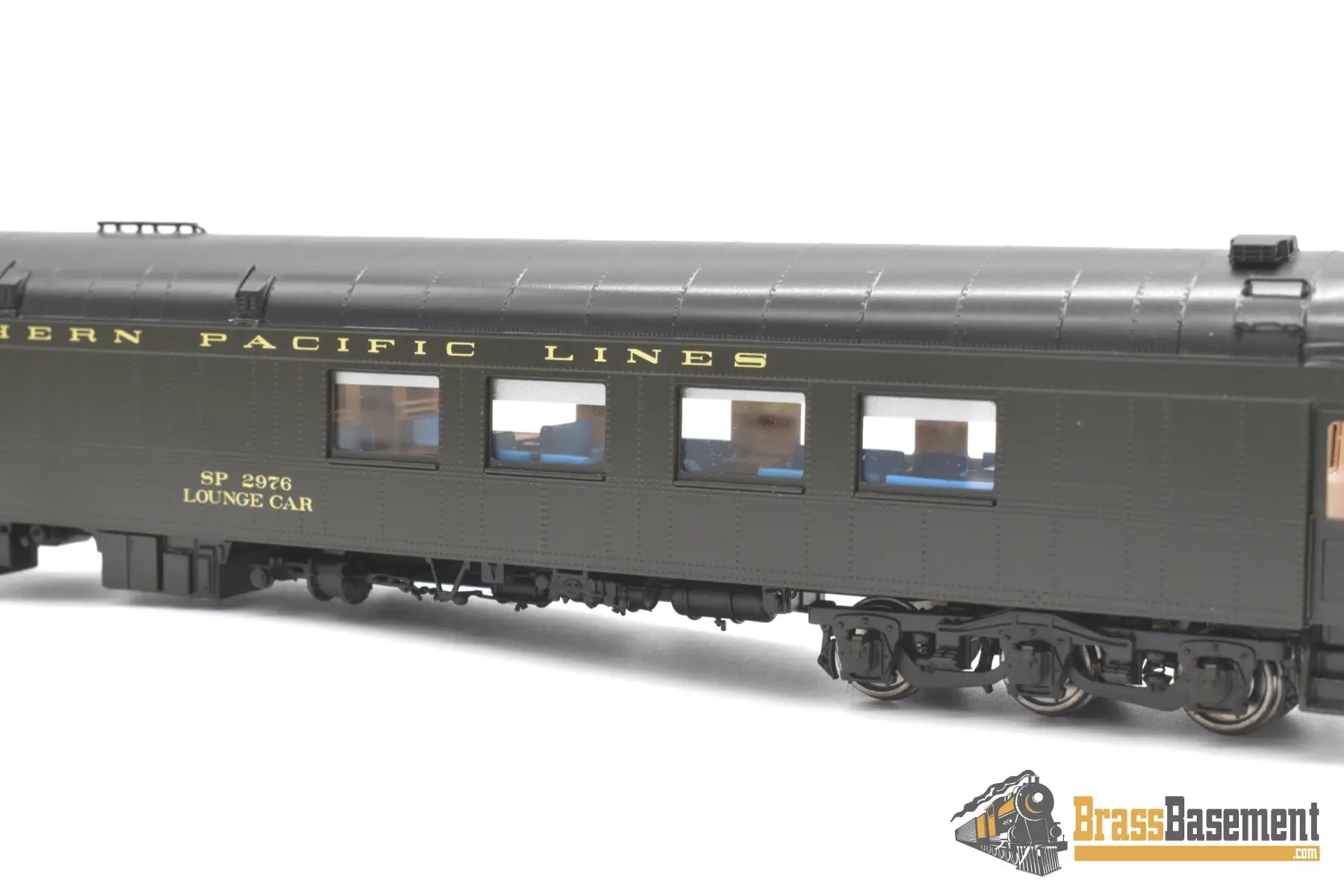 Ho Brass - Tcy 0915.1 Southern Pacific Lines Spl #2976 Lounge 77 - L Full Interior Passenger