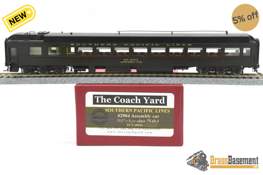 Ho Brass - Tcy 0916 Southern Pacific Lines Spl #2904 Assembly Car 75 - O - 1 F/P Interior Passenger