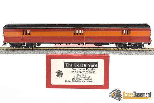 Ho Brass - Tcy 0926 Southern Pacific Sp 6505 Hw 80 - B Express Baggage Ex Horse Car Daylight 1 Of