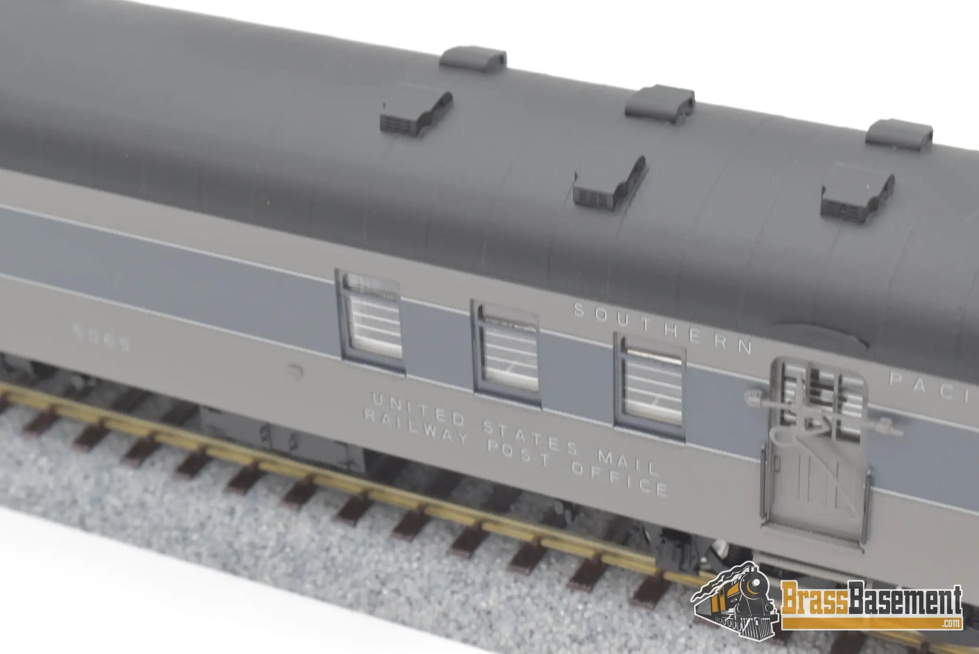 Ho Brass - Tcy 0929.2 Southern Pacific Sp 5065 Hw Rpo 70 - Bp - 30 - 3 Two Tone Gray Brand New
