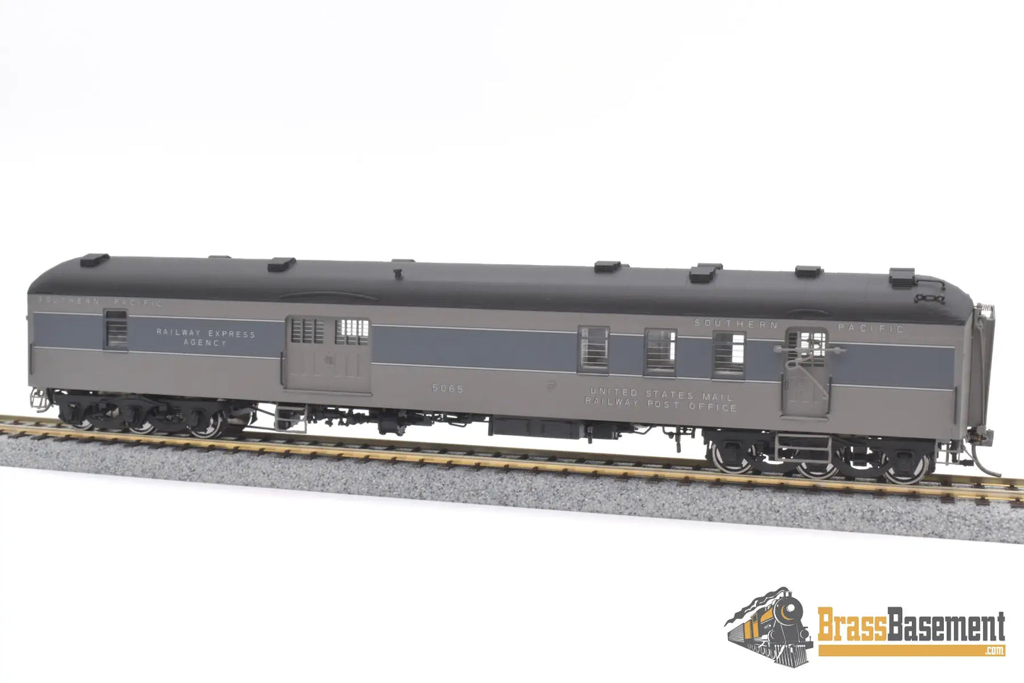 Ho Brass - Tcy 0929.2 Southern Pacific Sp 5065 Hw Rpo 70 - Bp - 30 - 3 Two Tone Gray Brand New