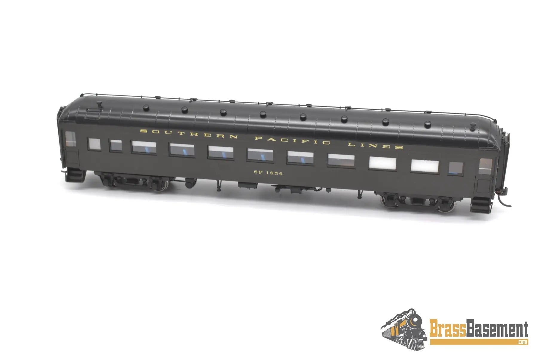 Ho Brass - Tcy 0964 Southern Pacific Lines Spl #1856 Coach With News - Agent F/P Interior Passenger