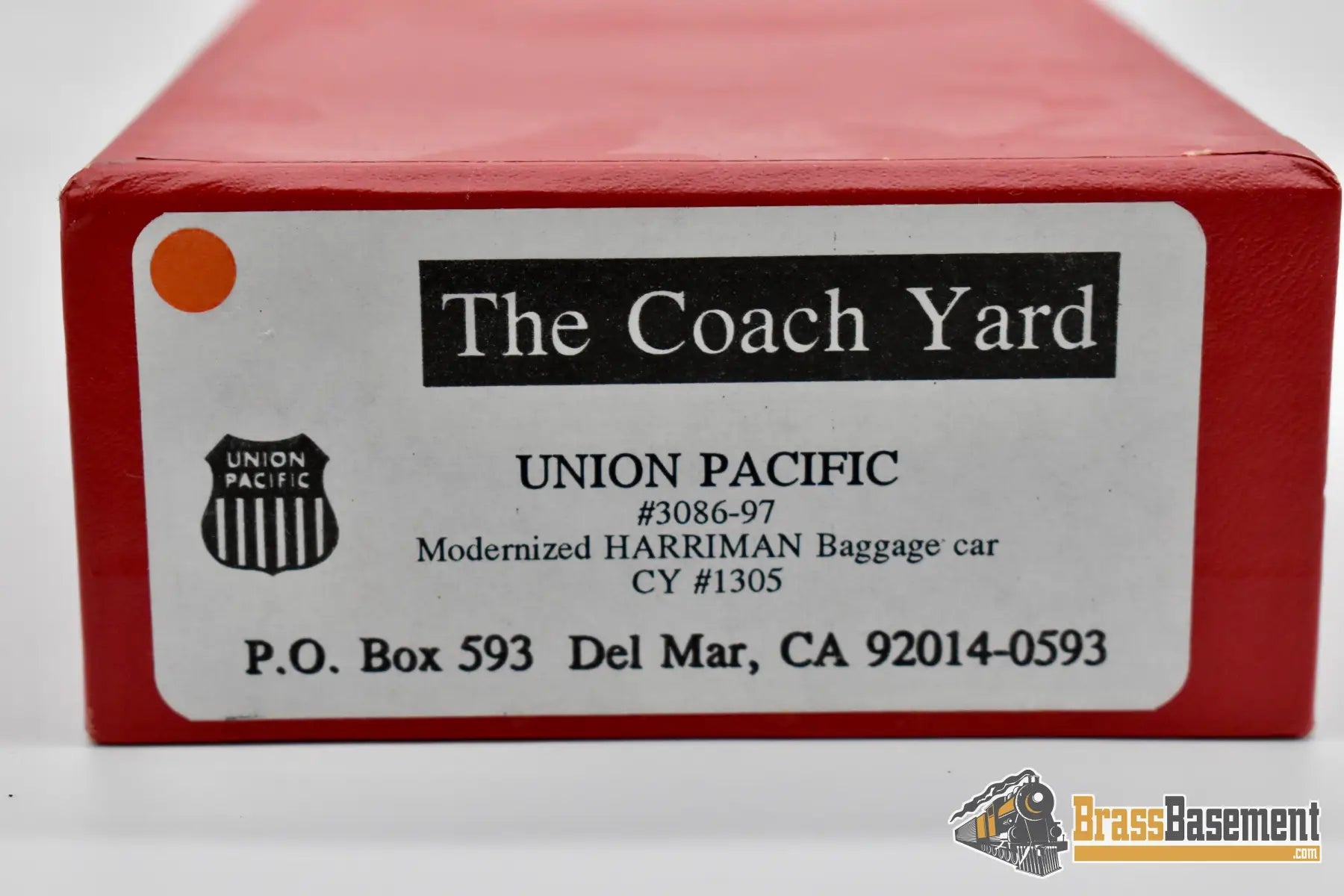 HO Brass - TCY 1305 Union Pacific Harriman Modern Baggage #3086-97 - Unpainted Passenger