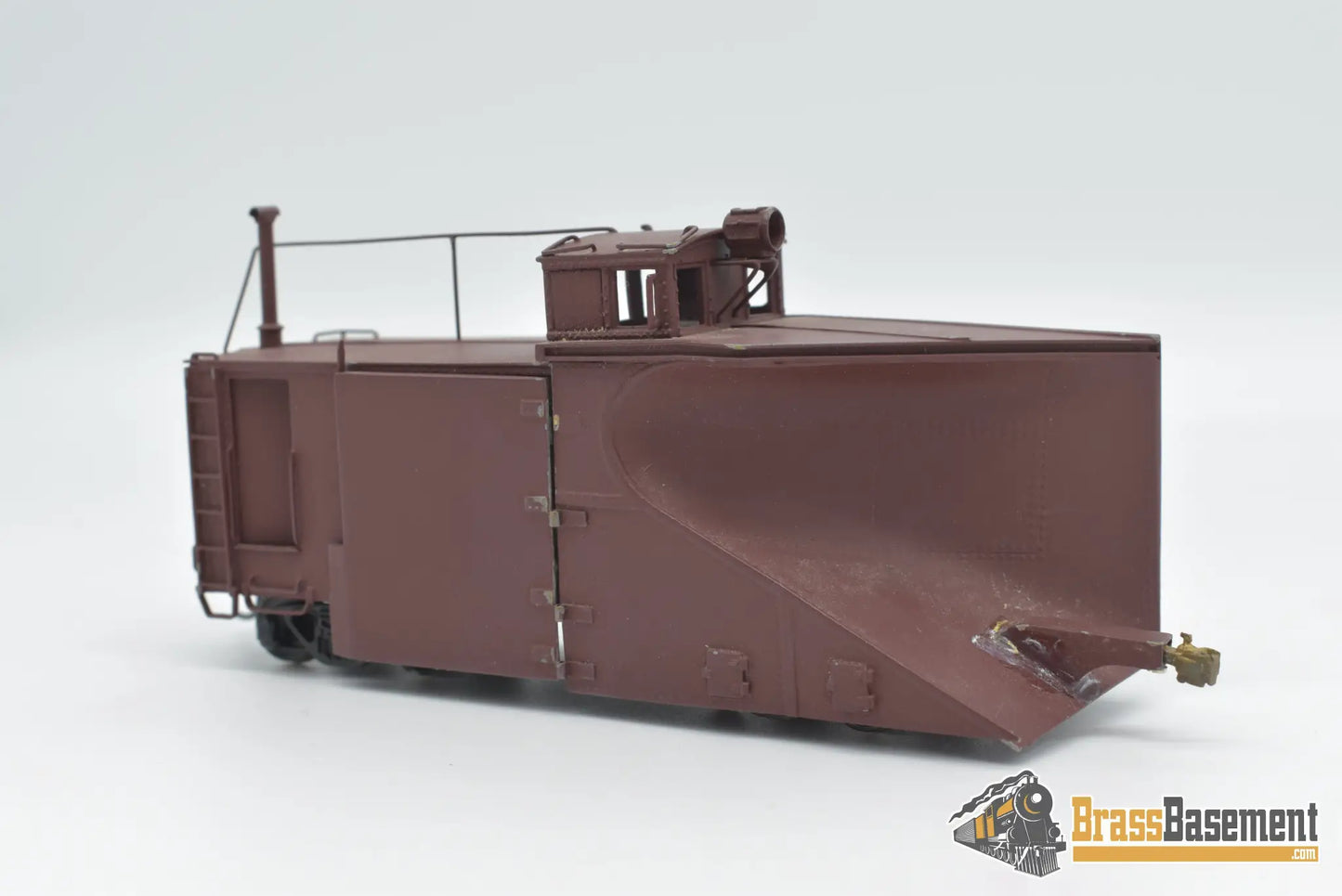 Ho Brass - Totem Canadian Pacific Cpr Snow Plow Ok Paint Freight