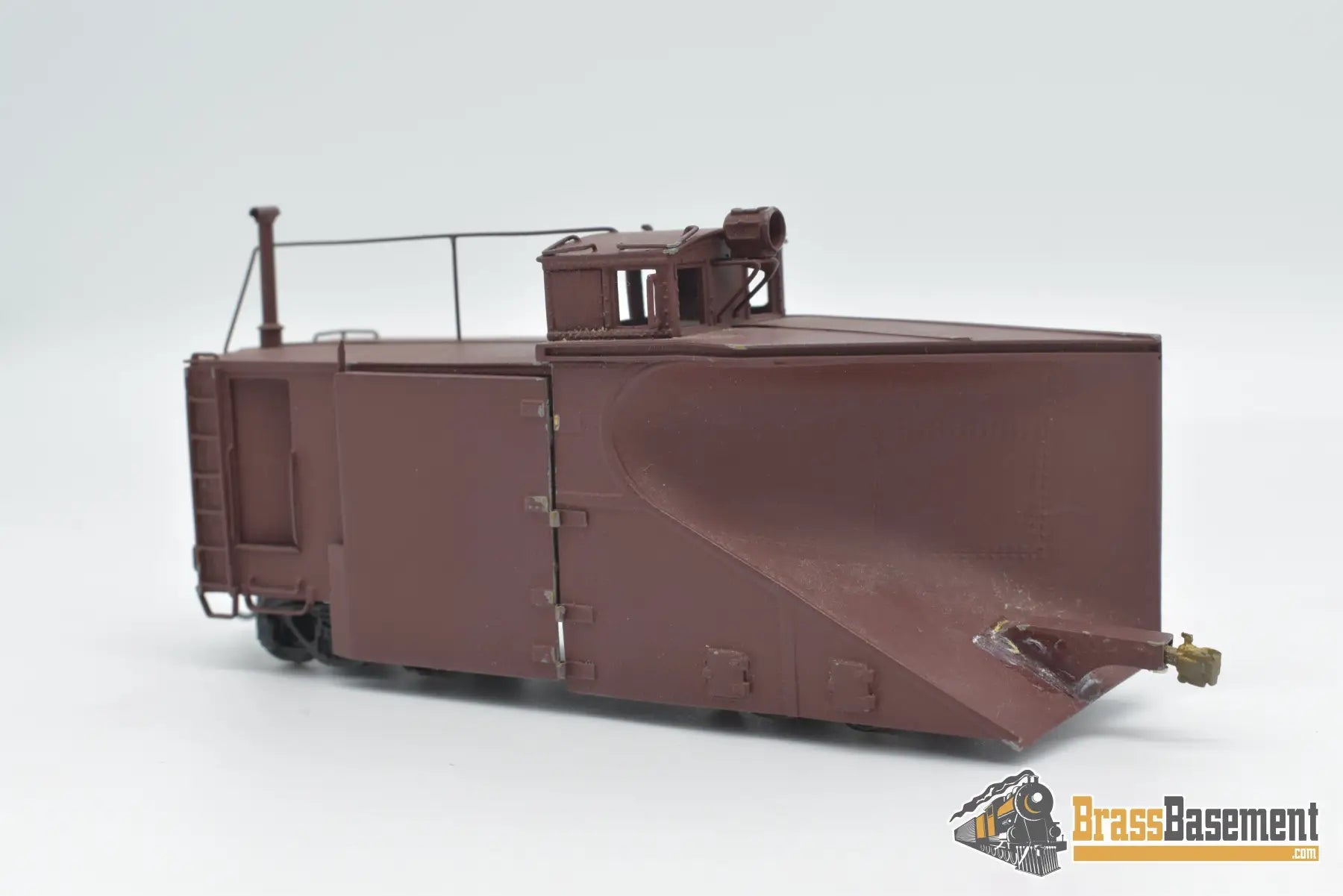 Ho Brass - Totem Canadian Pacific Cpr Snow Plow Ok Paint Freight