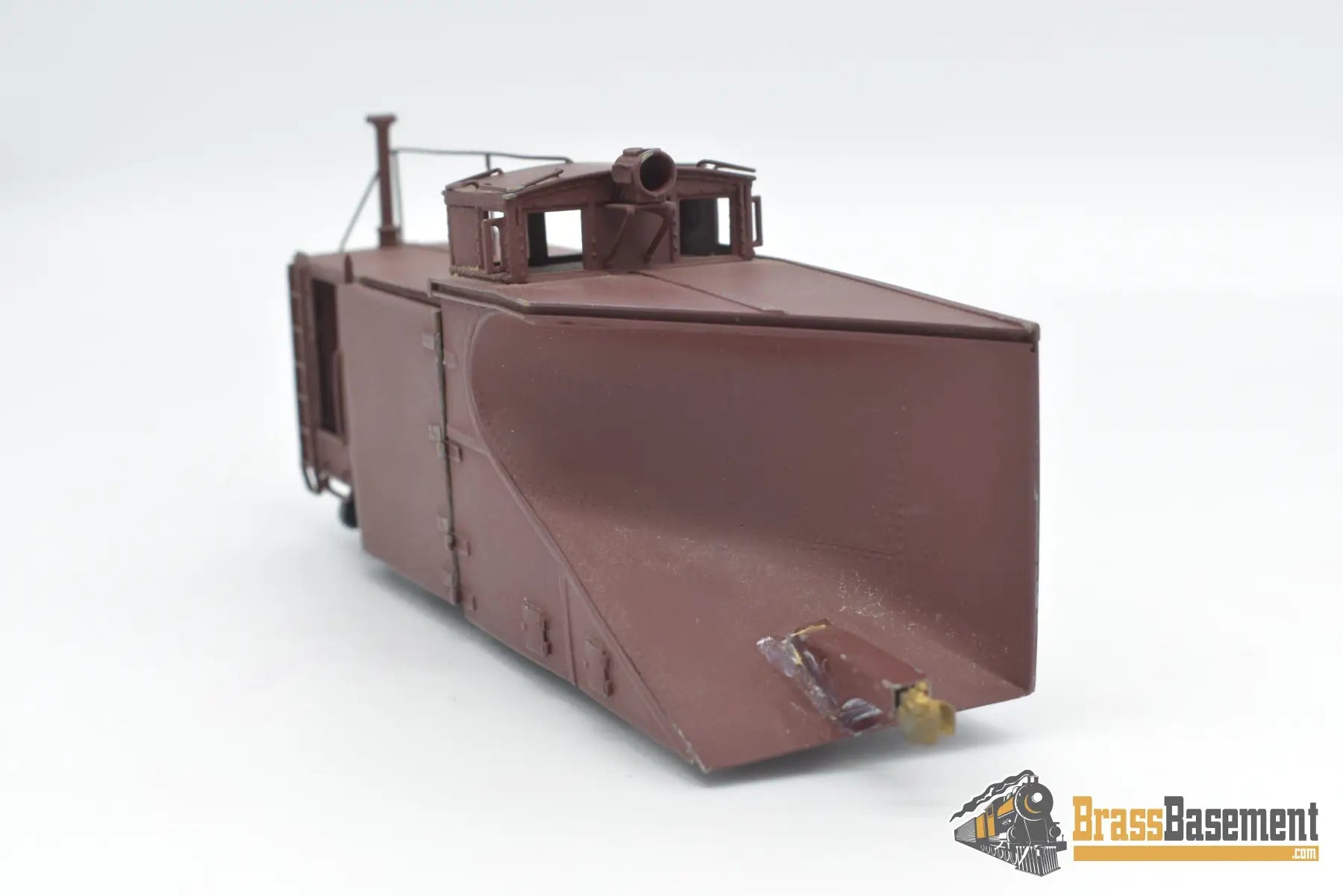 Ho Brass - Totem Canadian Pacific Cpr Snow Plow Ok Paint Freight