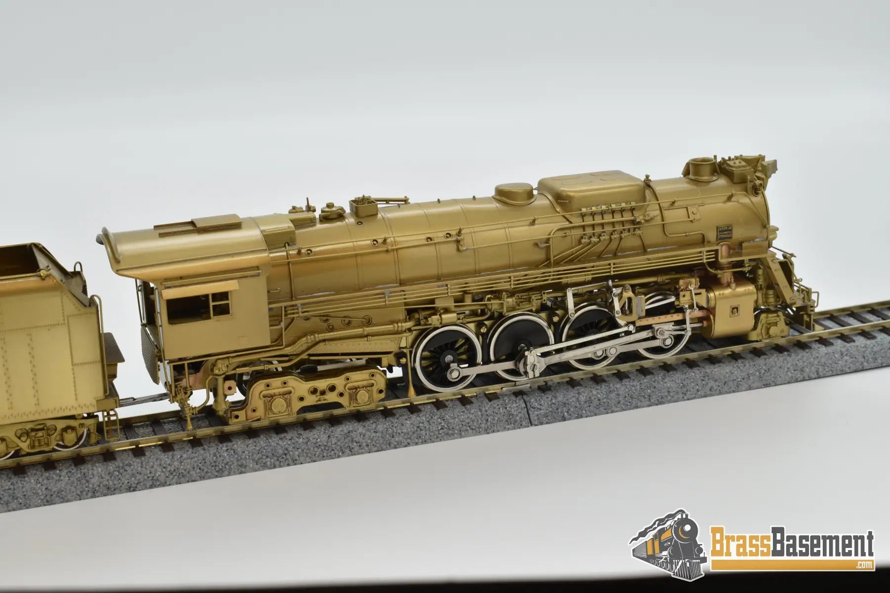 Ho Brass - United Direct Alco 2 - 8 - 4 K - 4 Steam Locomotive & Tender Mint