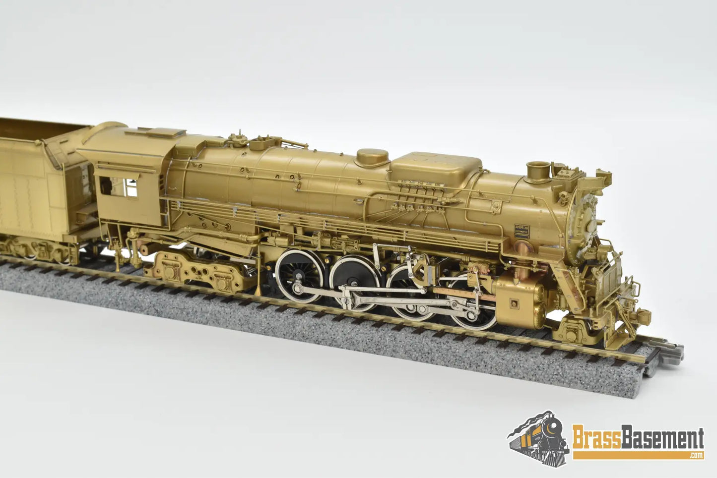Ho Brass - United Direct Alco 2 - 8 - 4 K - 4 Steam Locomotive & Tender Mint