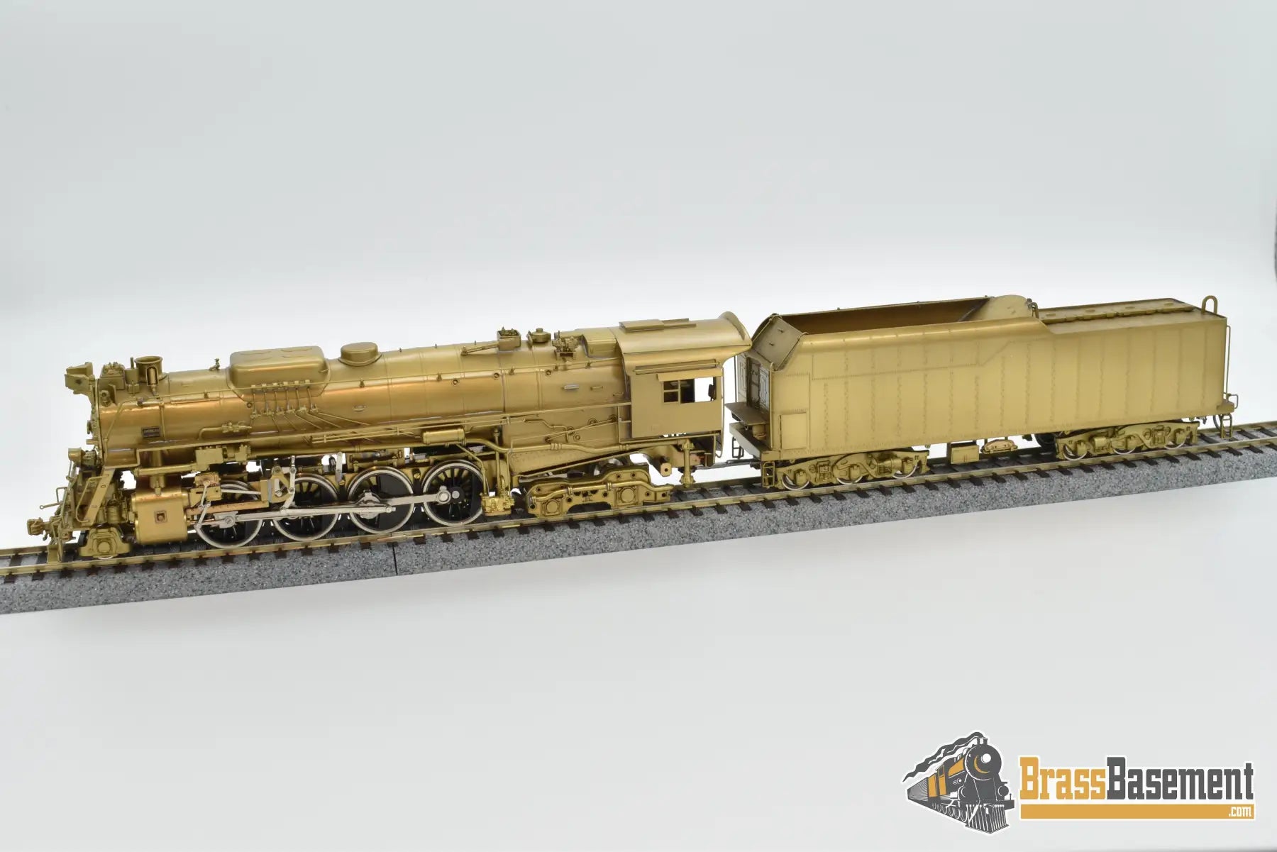 Ho Brass - United Direct Alco 2 - 8 - 4 K - 4 Steam Locomotive & Tender Mint