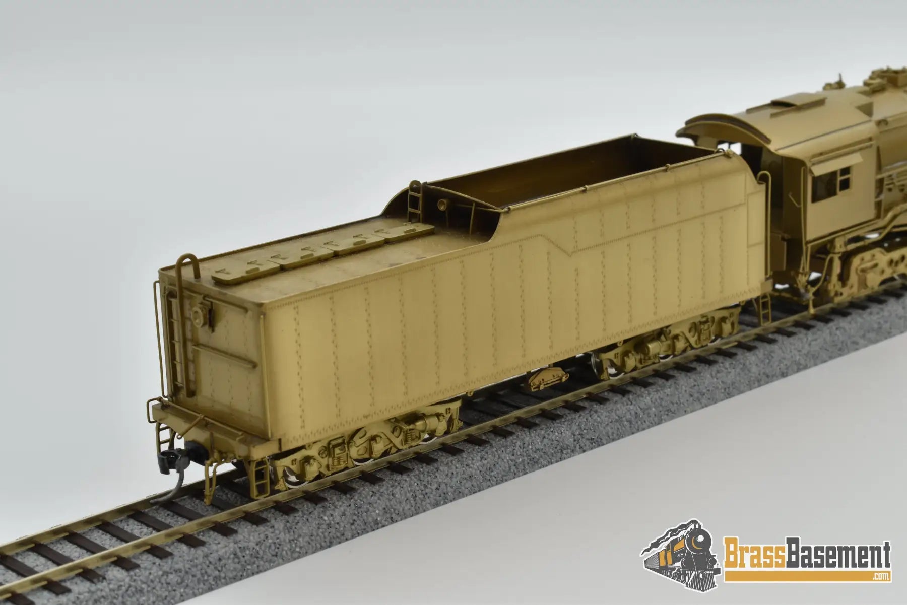 Ho Brass - United Direct Alco 2 - 8 - 4 K - 4 Steam Locomotive & Tender Mint