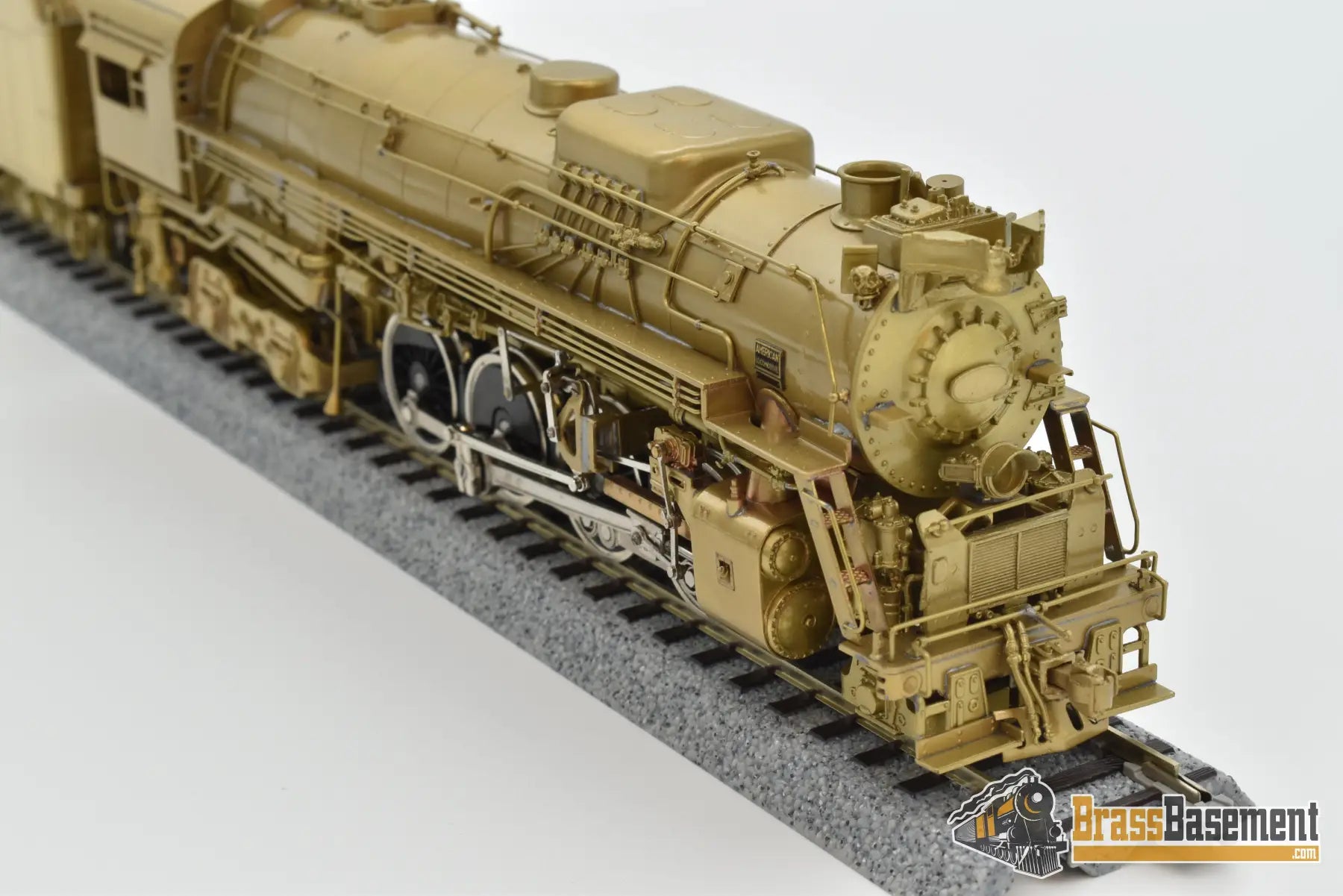 Ho Brass - United Direct Alco 2 - 8 - 4 K - 4 Steam Locomotive & Tender Mint