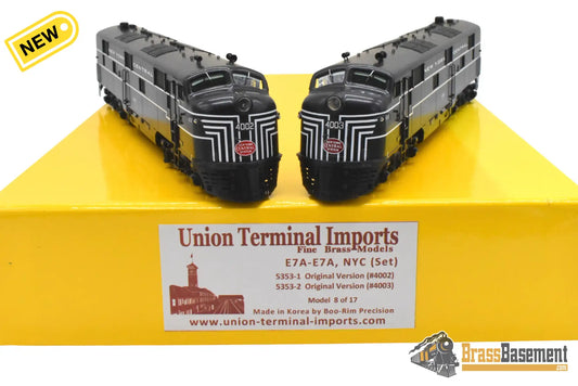 HO Brass - UTI 5353 New York Central NYC E-7A E-7A 1945 Original Scheme - CABOOSE EXCLUSIVE MINT Diesel