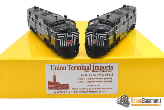 HO Brass - UTI 5353 New York Central NYC E-7A E-7A 1945 Original Scheme - CABOOSE EXCLUSIVE MINT Diesel